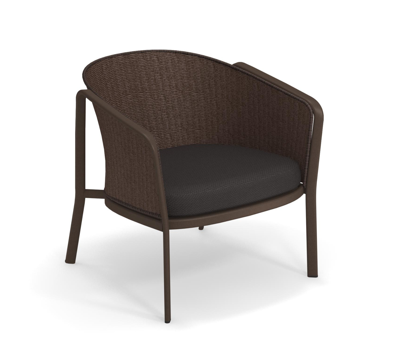 Carousel Loungesessel Thick Twist 1216, indischbraun / braun