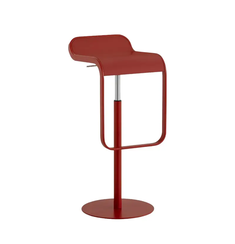 Lapalma LEM S83 Barhocker mit höhenverstellbarer Sitzfläche für Küche, Bar und moderne Gastronomiebereiche.