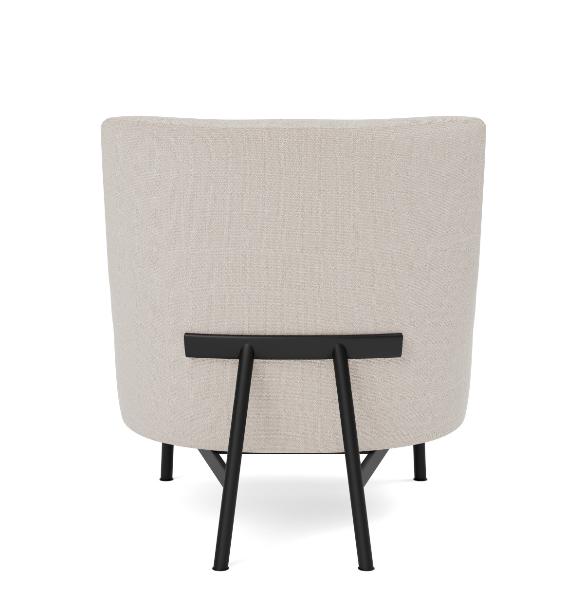 A-Chair Metal Base, schwarz / re-wool 128