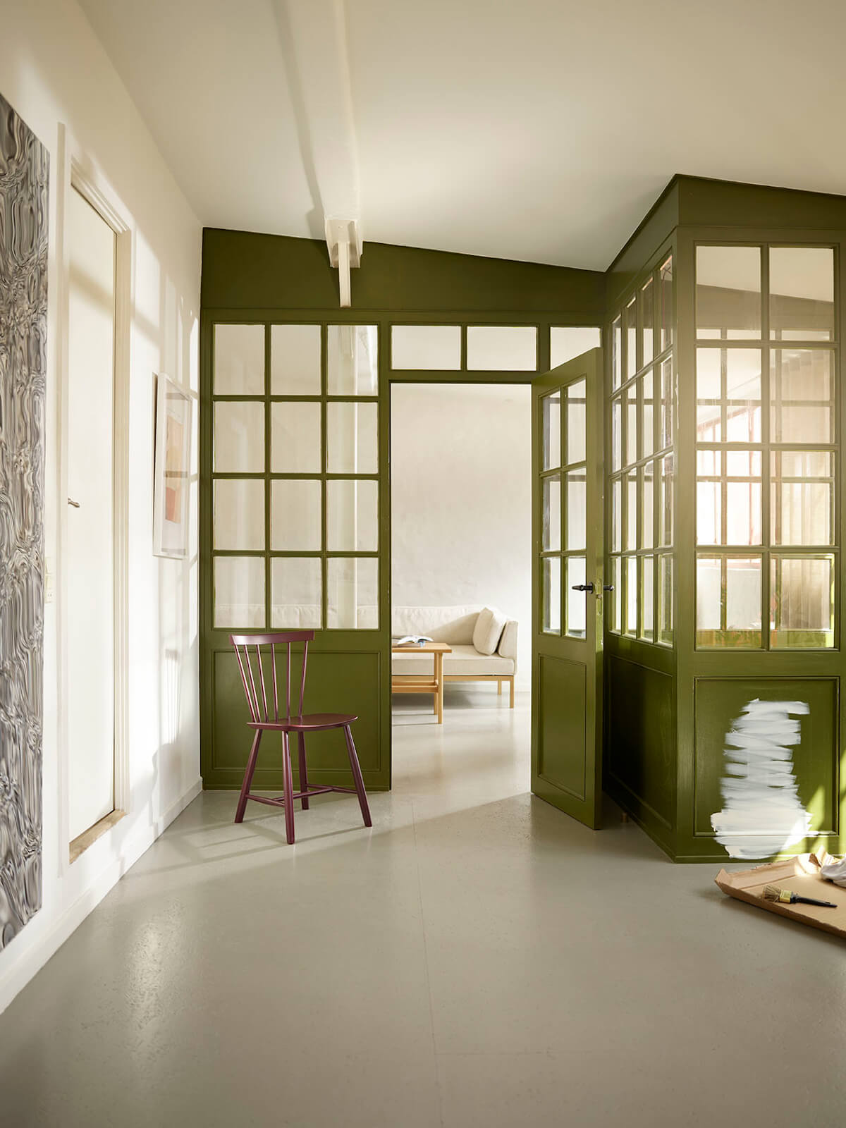 Moderner FDB Møbler J46 Stuhl, Holz natur, schlicht und langlebig – perfektes Ess- oder Arbeitszimmer-Möbelstück