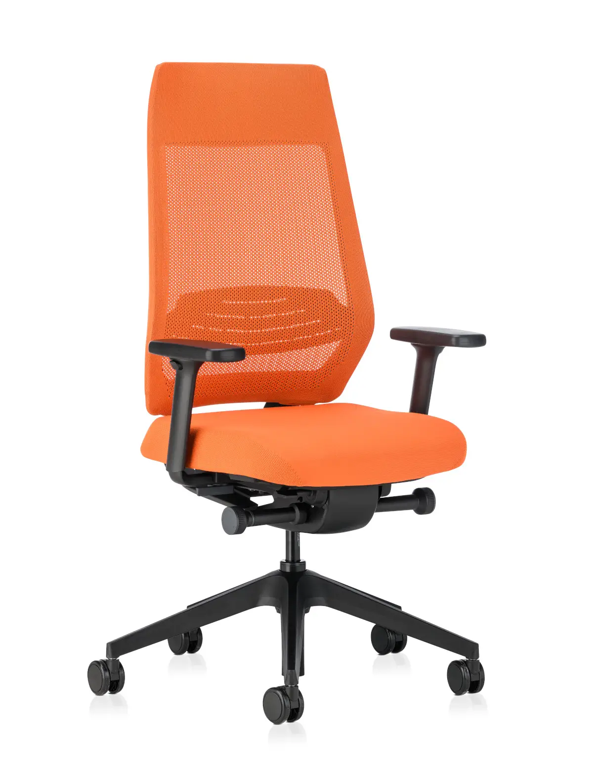 Interstuhl JOYCEis3 JC212 Bürodrehstuhl in Orange und Schwarz