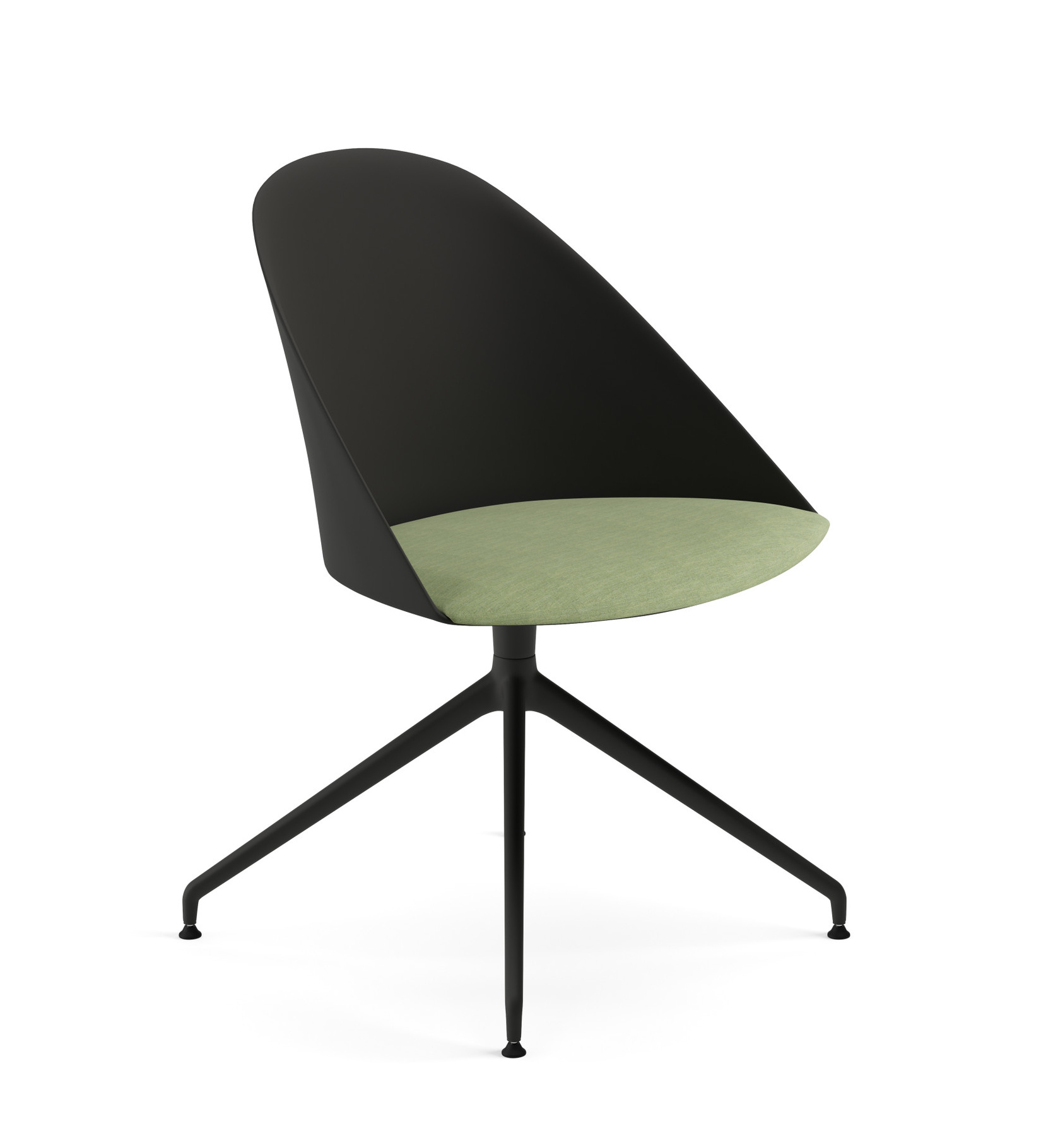 Cila Stuhl, kunststoff mit polstersitz #2213