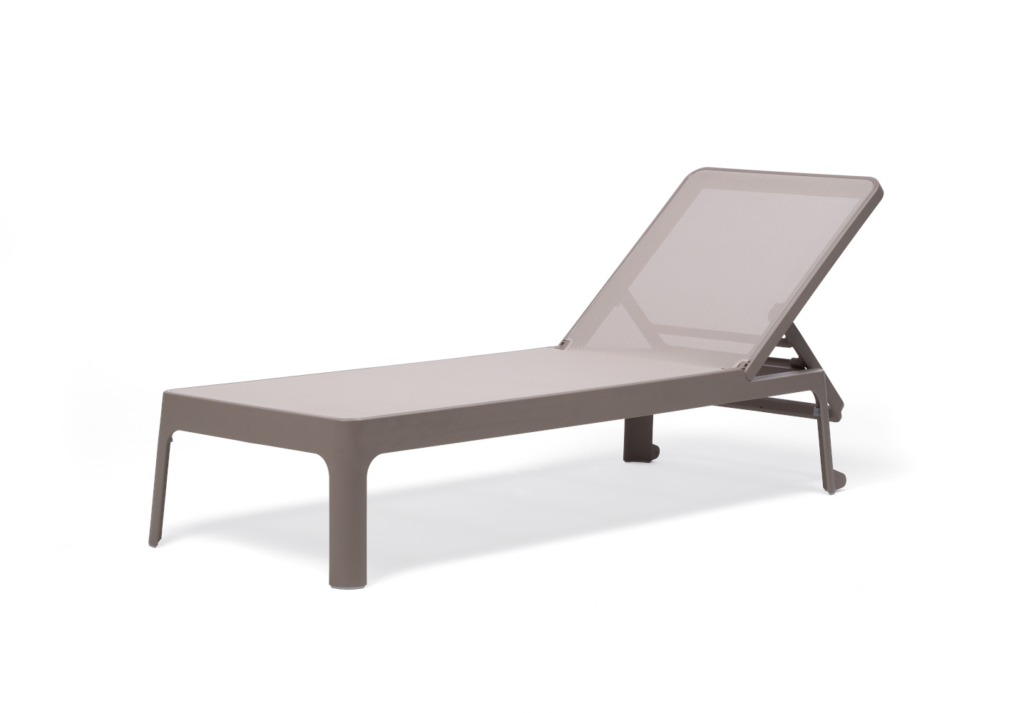 Nardi Plano Gartenliege, italenisches Design, tortora, ergonomisch, langlebig, funktional