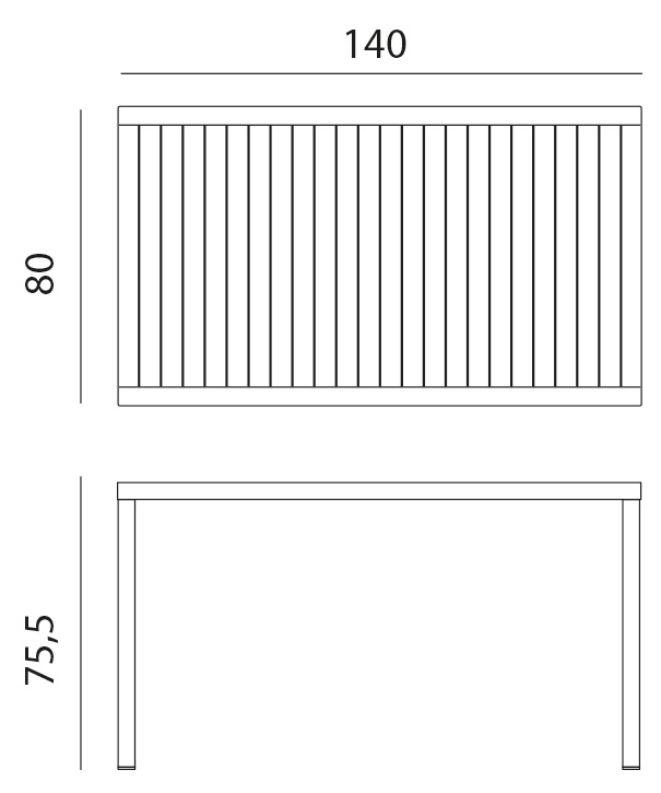 Nardi Cube Gartentisch – Wetterfest & Robust Moderner Nardi Cube Gartentisch, pflegeleicht und funktional – ideal für Terrasse oder Outdoor-Lounge