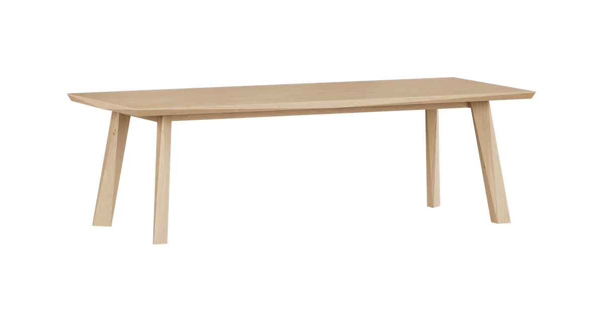 Edge Esstisch, 240 x 100 cm, eiche natur