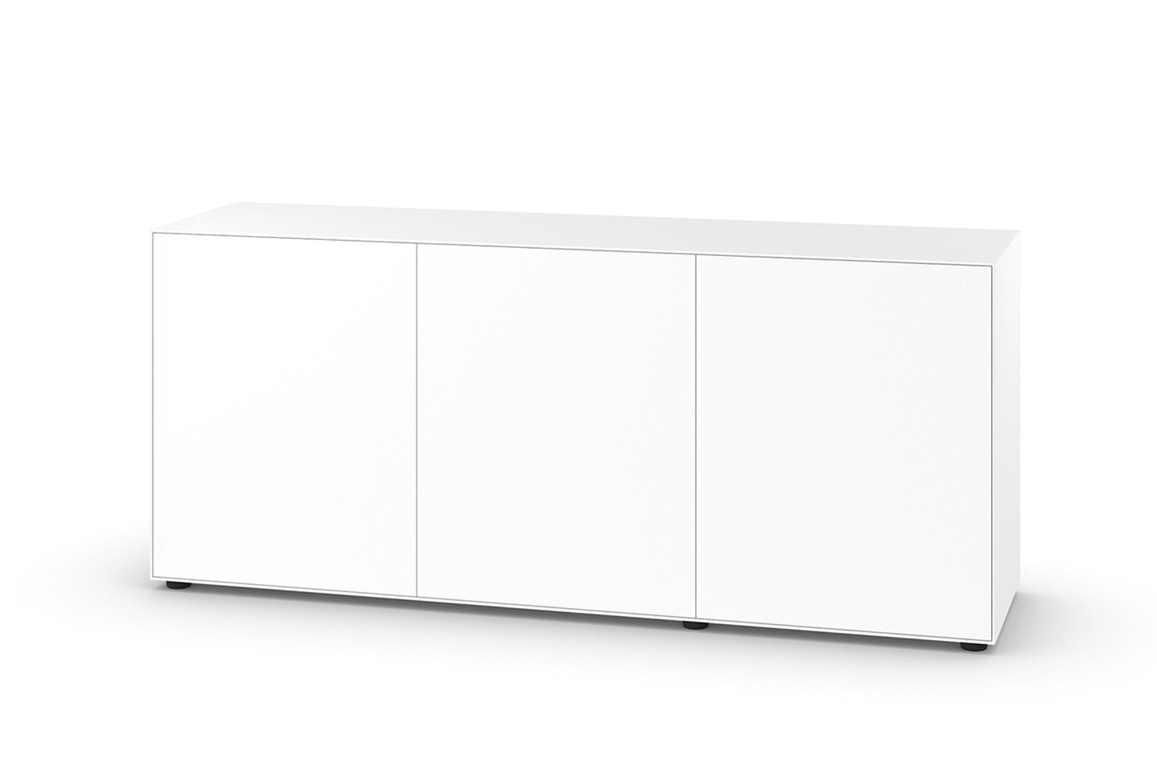 Nex Pur Box mit Doppeltür + Einzeltür, 75 x 180 cm, weiß