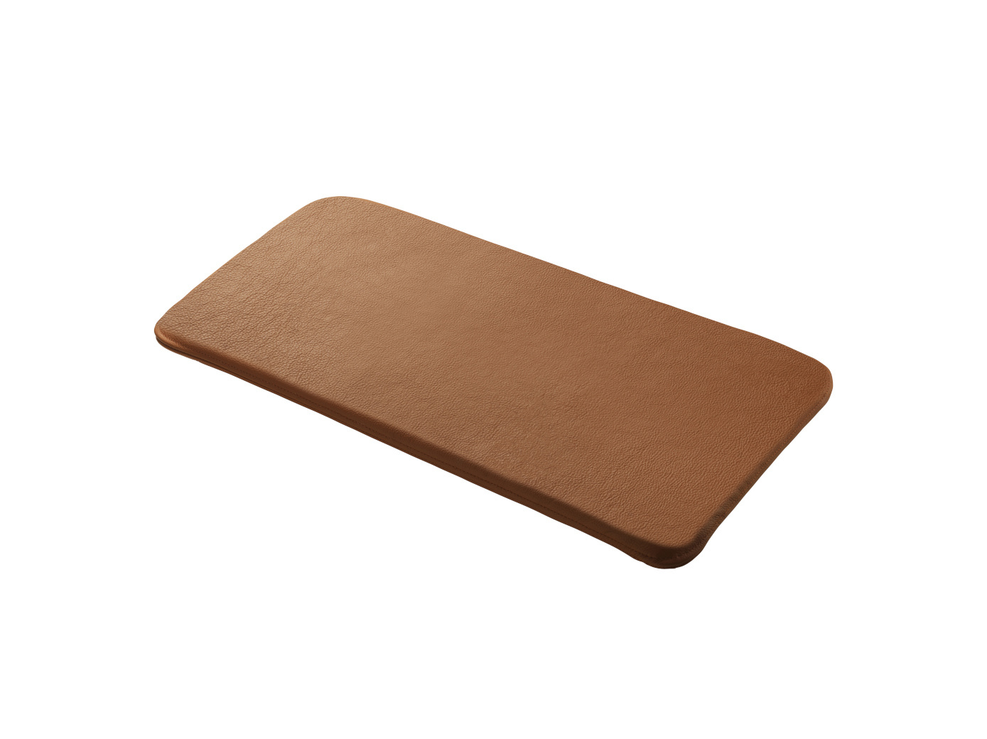 FDB Møbler R6 Sitzkissen, ergonomisch, Leder Cognac, nordisches Design, langlebig, funktional