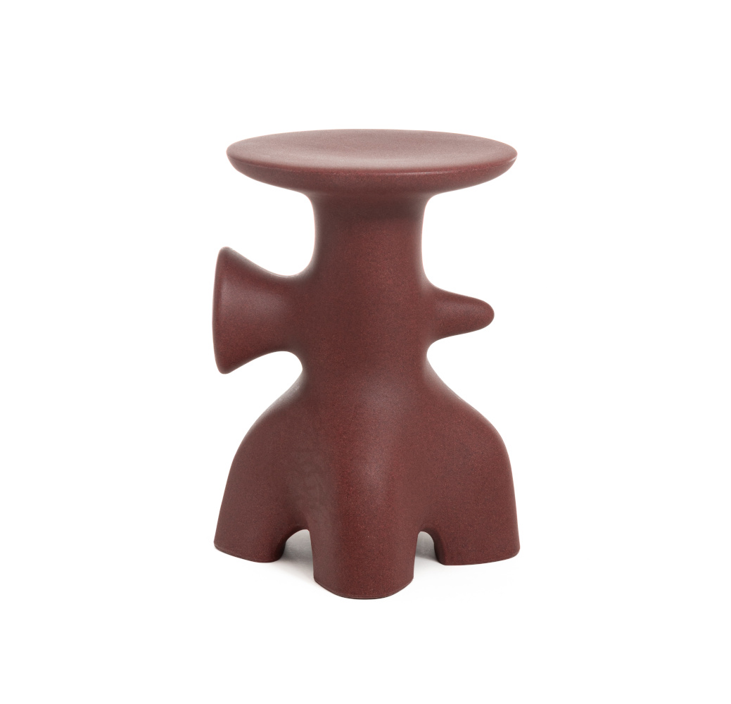 Archeo Hocker, hoch, terracotta orange