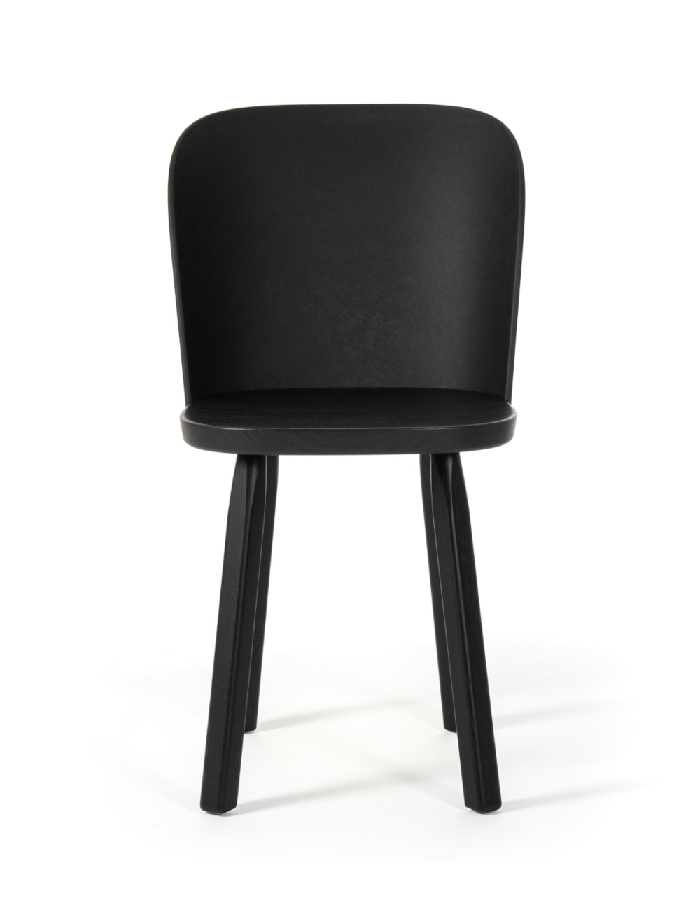 Magis Alpina Stuhl, Esche schwarz, ergonomisch, komfortabel, modernes Holzdesign, hochwertiger italienischer Stuhl