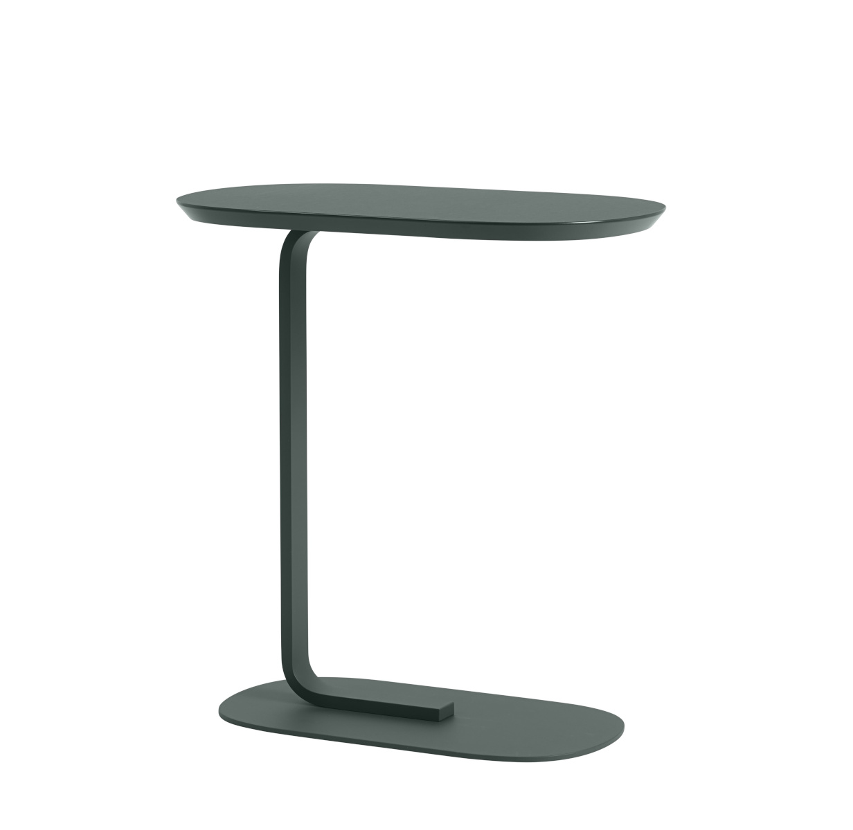Muuto Relate - Beistelltisch 60, 5 cm Eiche Geräuchert