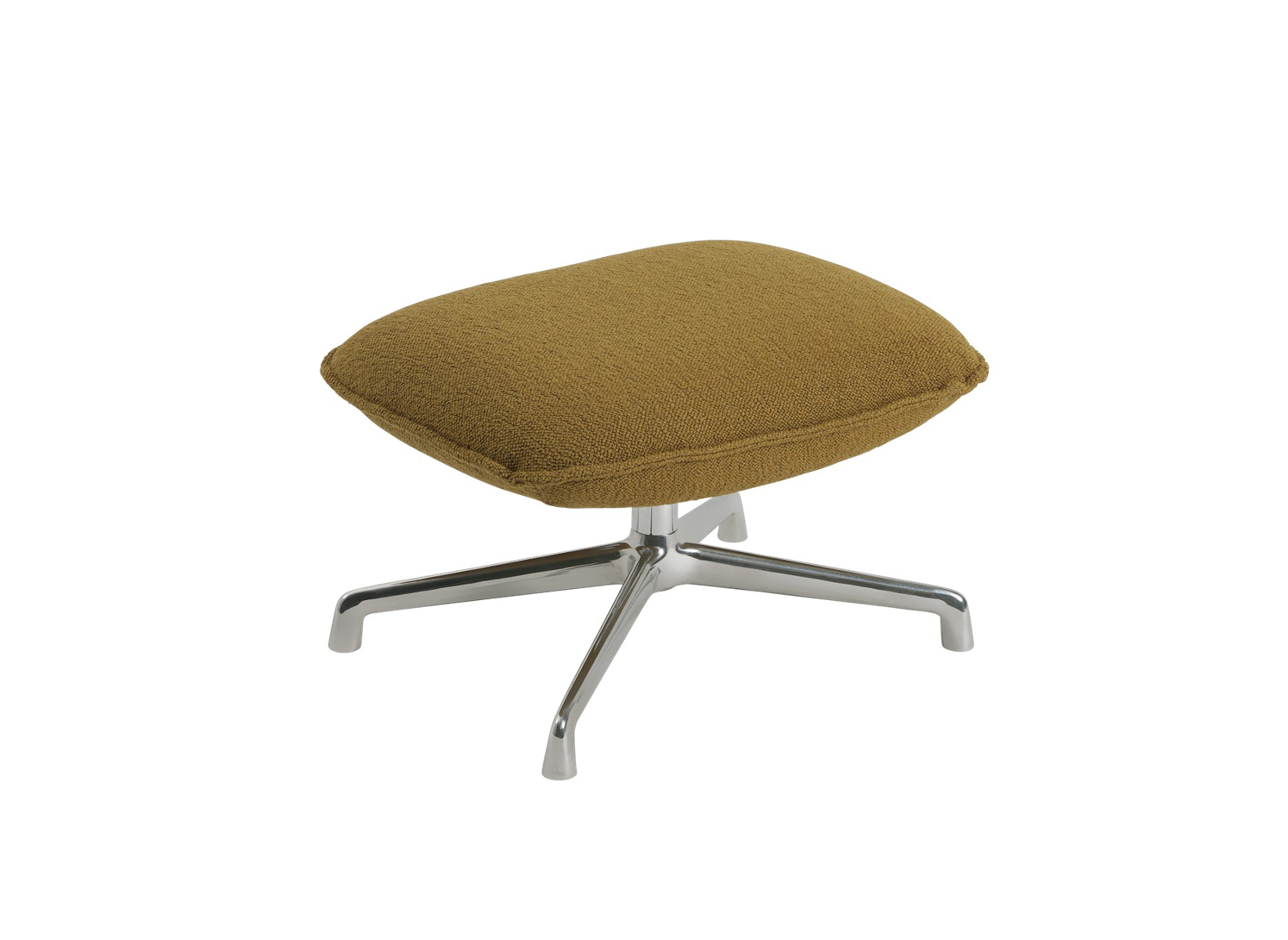 Doze Ottoman, swivel base, hearth 8 / polished aluminium