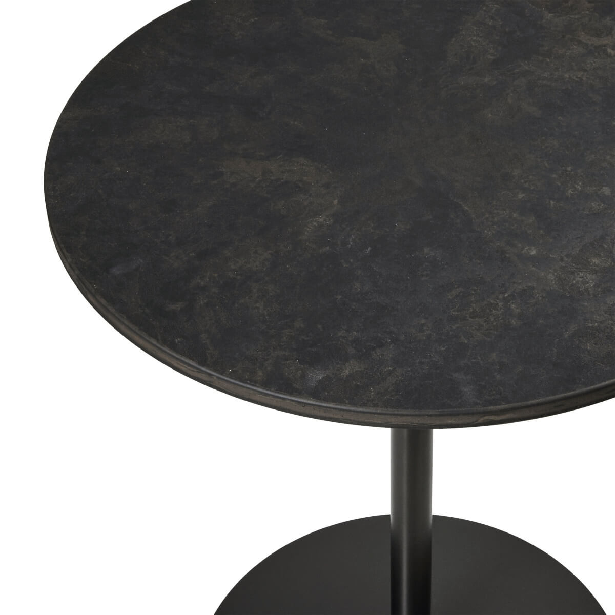 Mater Stehtisch, höhe 106 cm, Ø 60 cm, coffee waste black