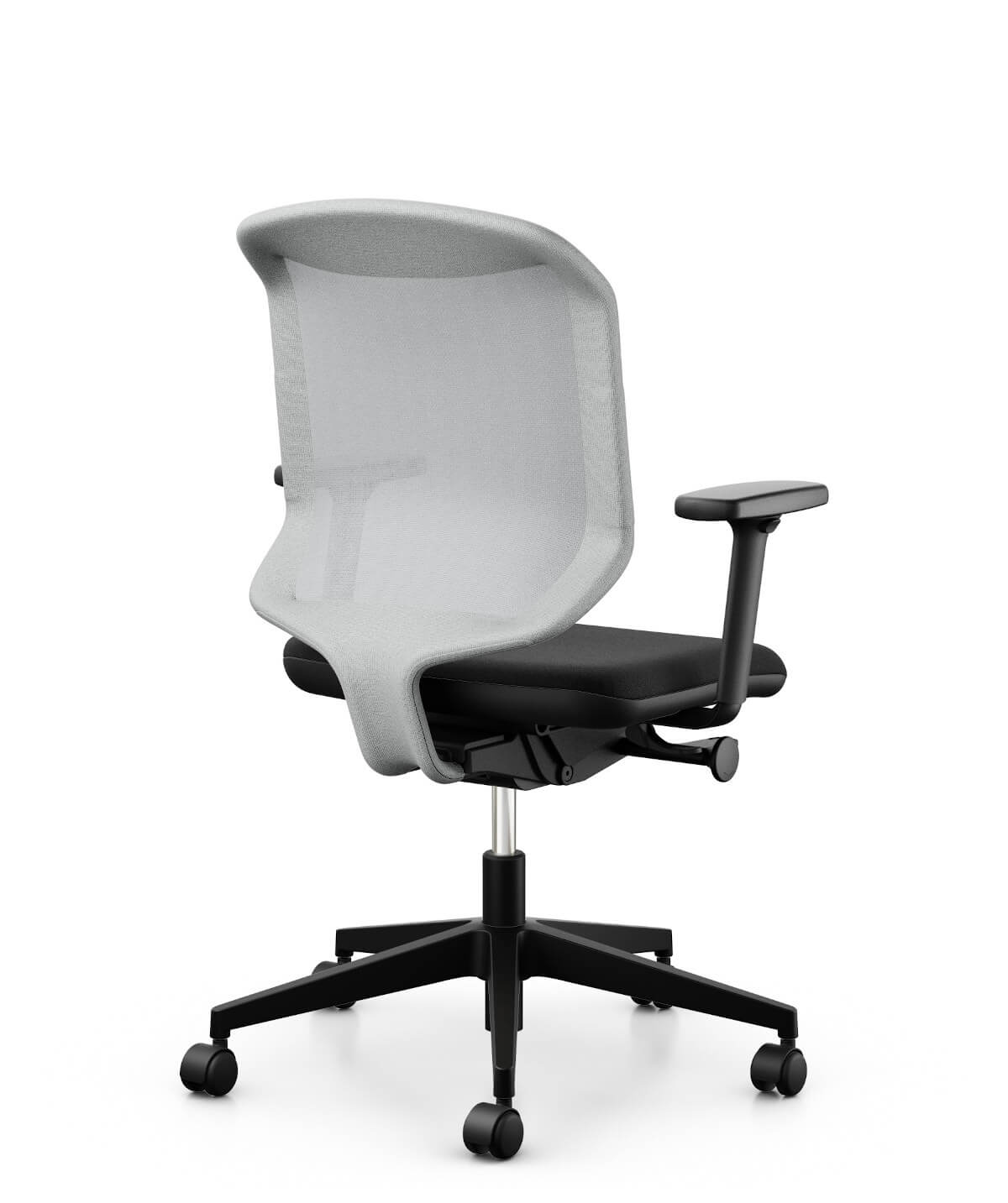 Giroflex 434-3019 Drehstuhl mit Netzrücken, modernes Design, flexible Rückenlehne, für langes Sitzen geeignet