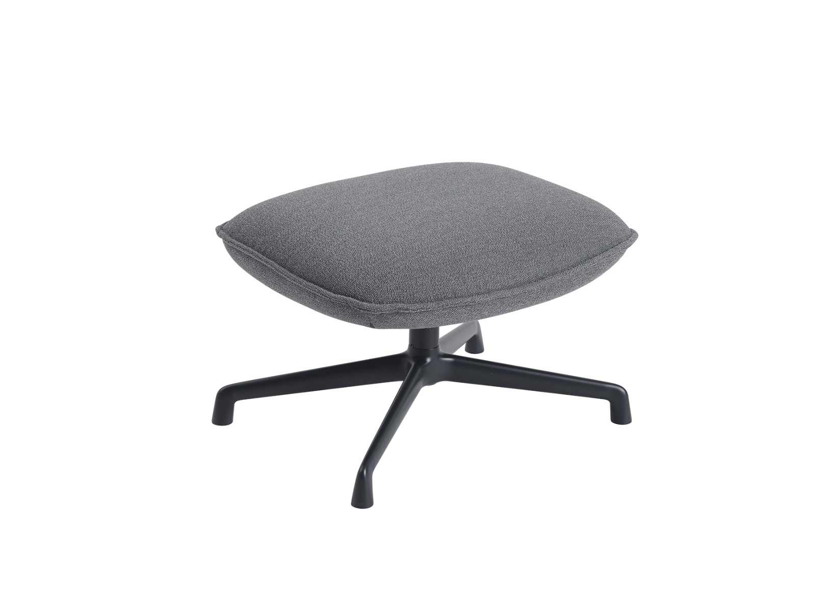 Doze Ottoman, swivel base, ocean 80 / schwarz