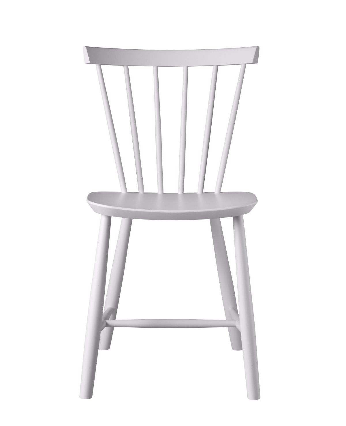 FDB Møbler J46 Stuhl, nordischer Design-Stuhl, ergonomisch, violett, langlebig, nachhaltig, funktional