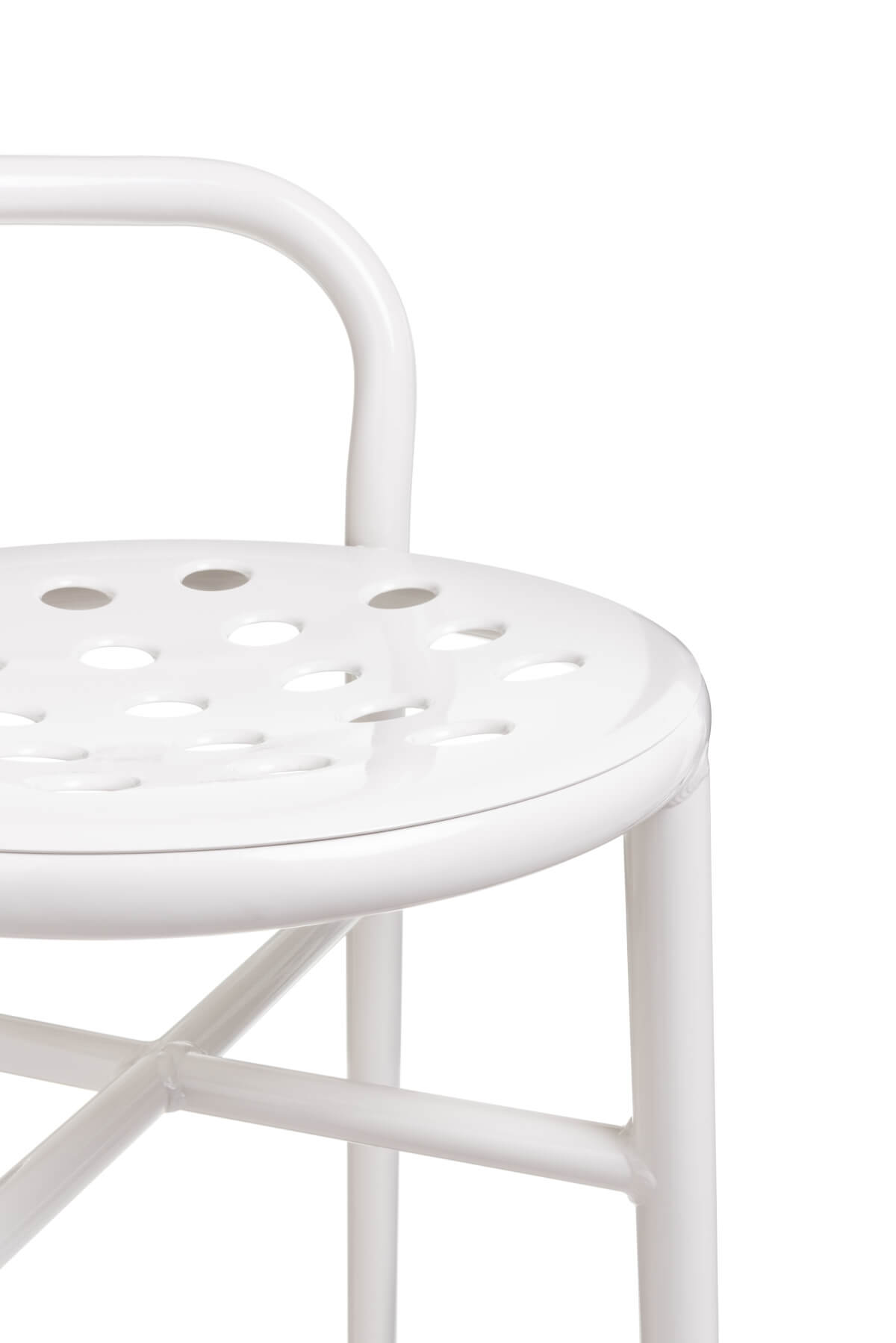 Magis Pipe Barhocker, italienisches Design, ergonomisch, komfortabler Sitz, langlebig und modern