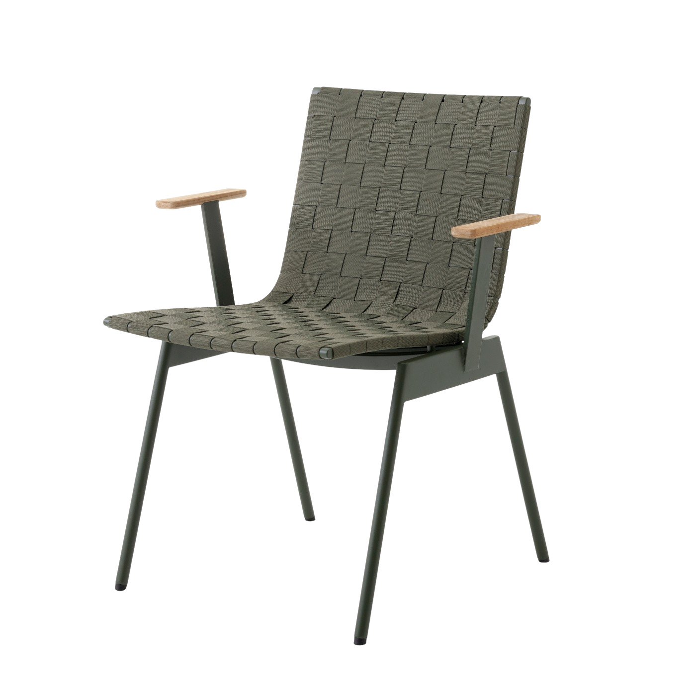 Ville AV34 Armlehnstuhl, bronze green