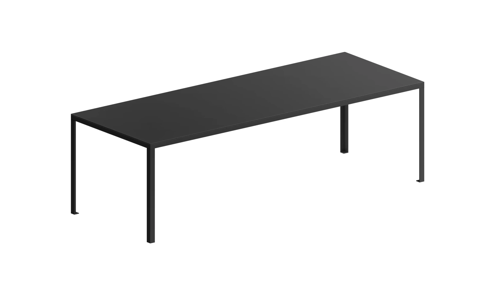 Zeus Tavolo Outdoor Gartentisch 200 × 90 cm Grau