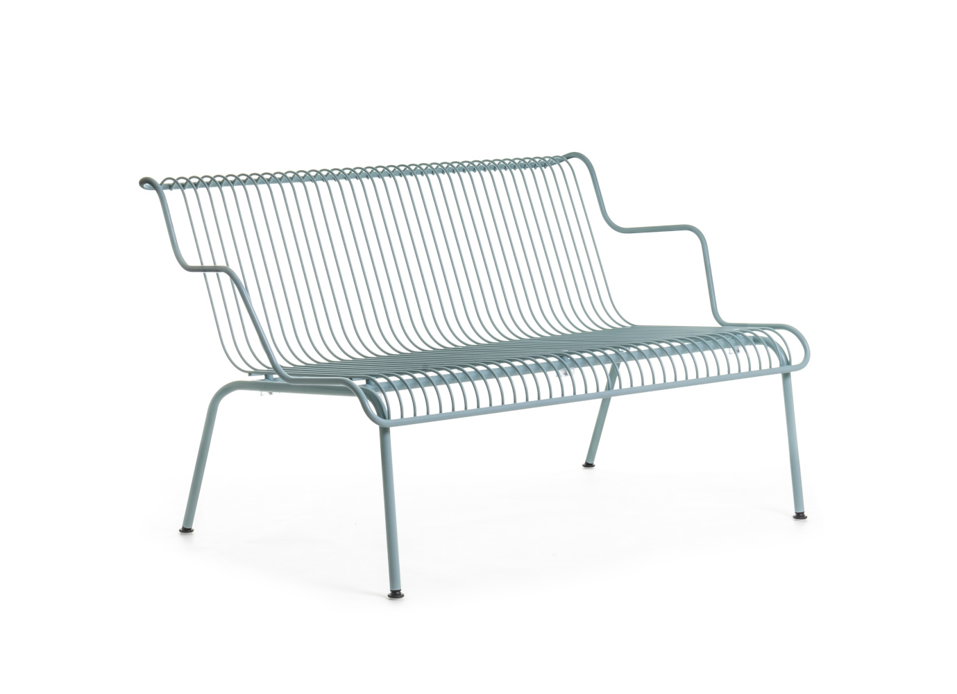 Magis South Bank 70 cm – Outdoor-Sitzbank light blue Magis South Bank 70 cm, light blue, Outdoor-Sitzbank, robust, komfortabel, modernes italienisches Design