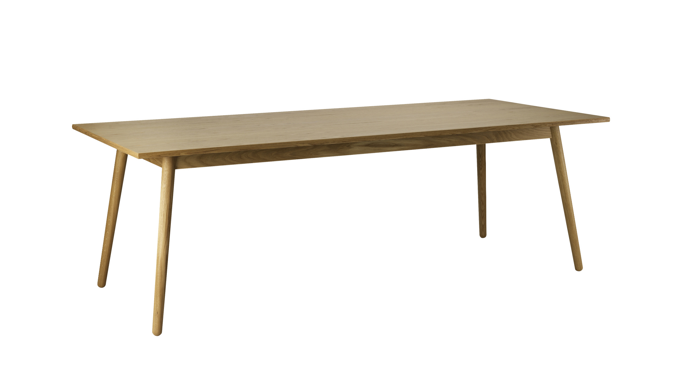 FDB Møbler C35C Esstisch, FSC®-Eiche natur, ergonomisch, nordisch, langlebig, stilvoll