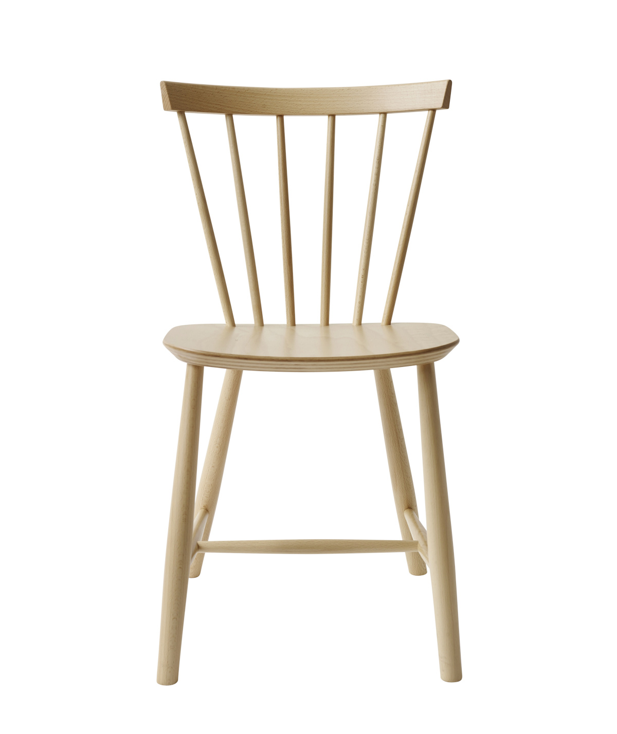 FDB Møbler J46 Stuhl, nordischer Design-Stuhl, ergonomisch, Buche natur, langlebig, nachhaltig, funktional