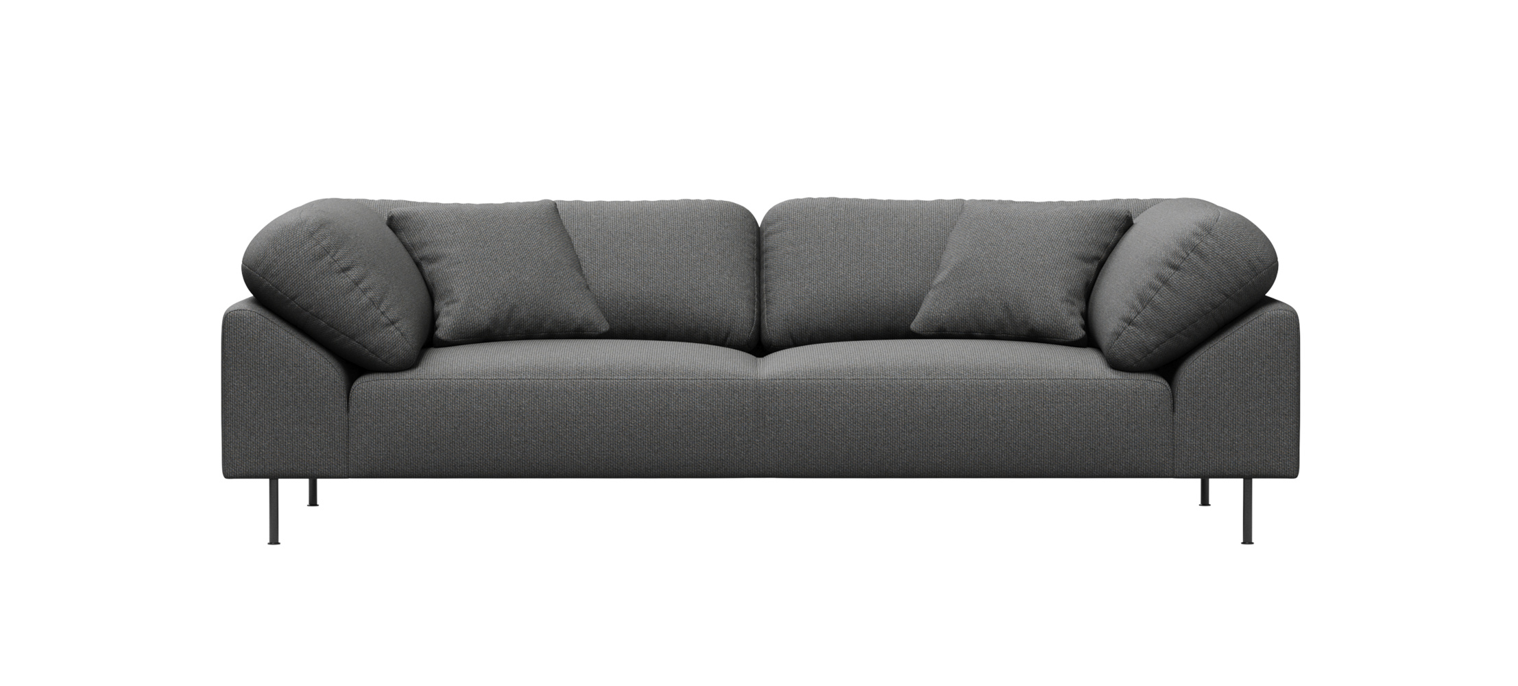 Collar Sofa 2,5-Sitzer, dark grey