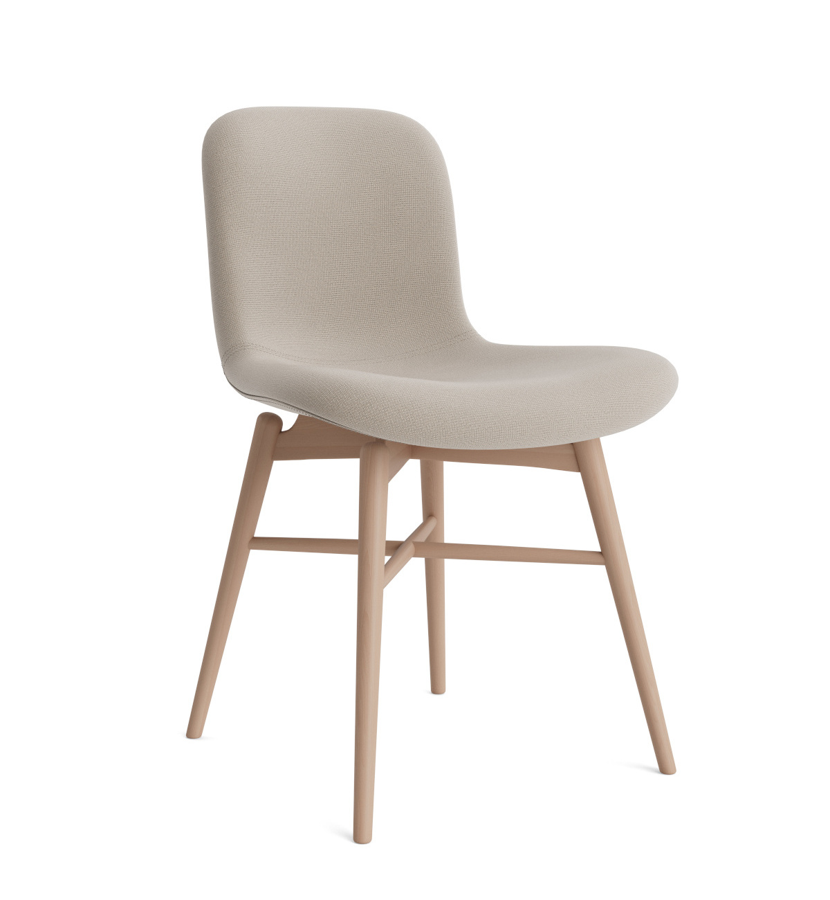 Langue Chair Wood, eiche natur / steelcut Trio 383