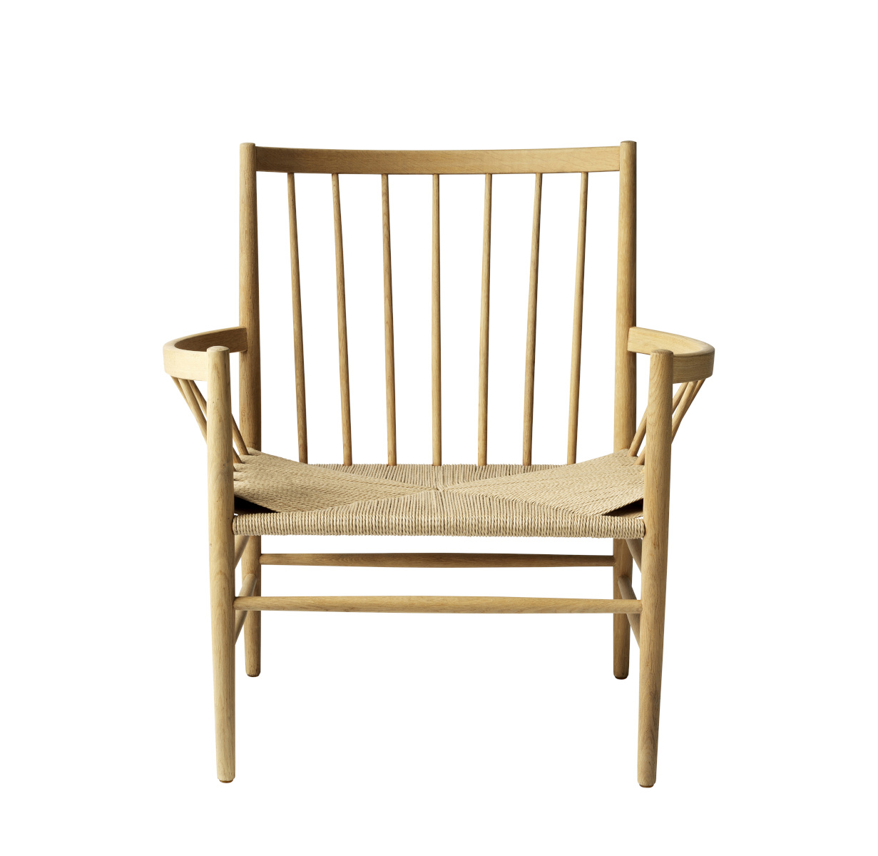 FDB Møbler J82 Loungesessel – nordischer Design-Stuhl FDB Møbler J82 Loungesessel, nordischer Design-Stuhl, Eiche natur, Naturgeflecht, ergonomisch, langlebig
