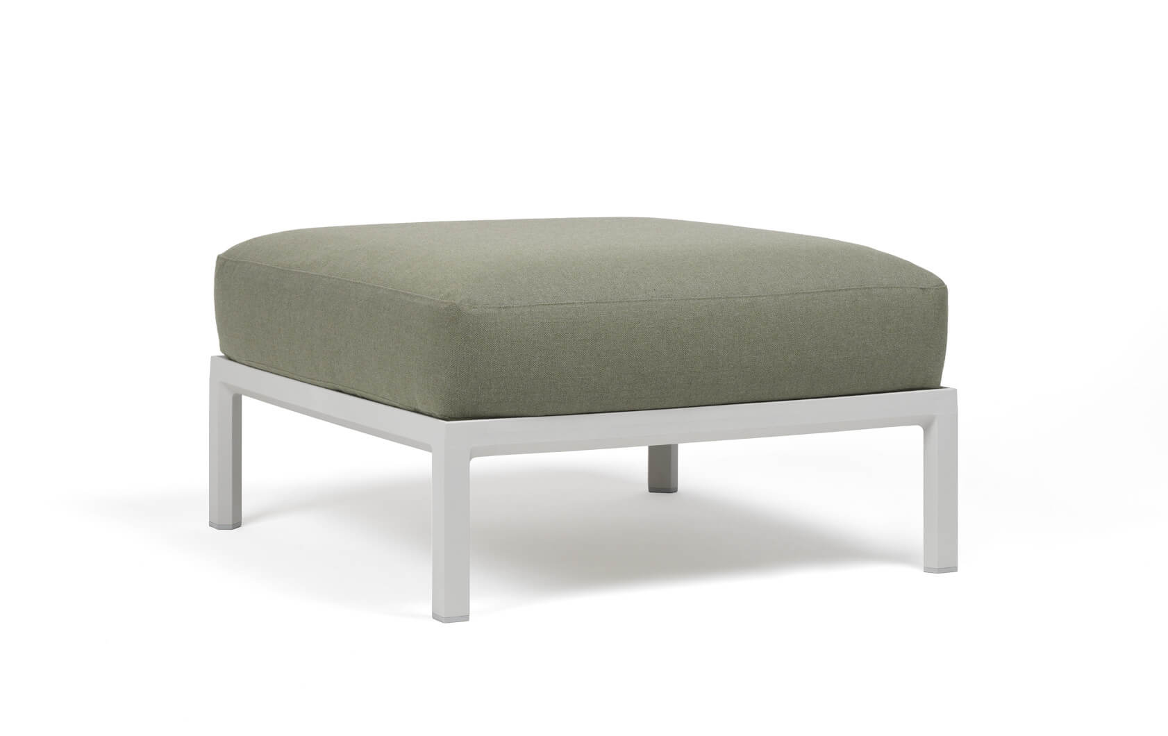 Nardi Maximo Pouf, gesso/timo, wetterfest, langlebig, Outdoor-Pouf, italienisches Design, komfortabel