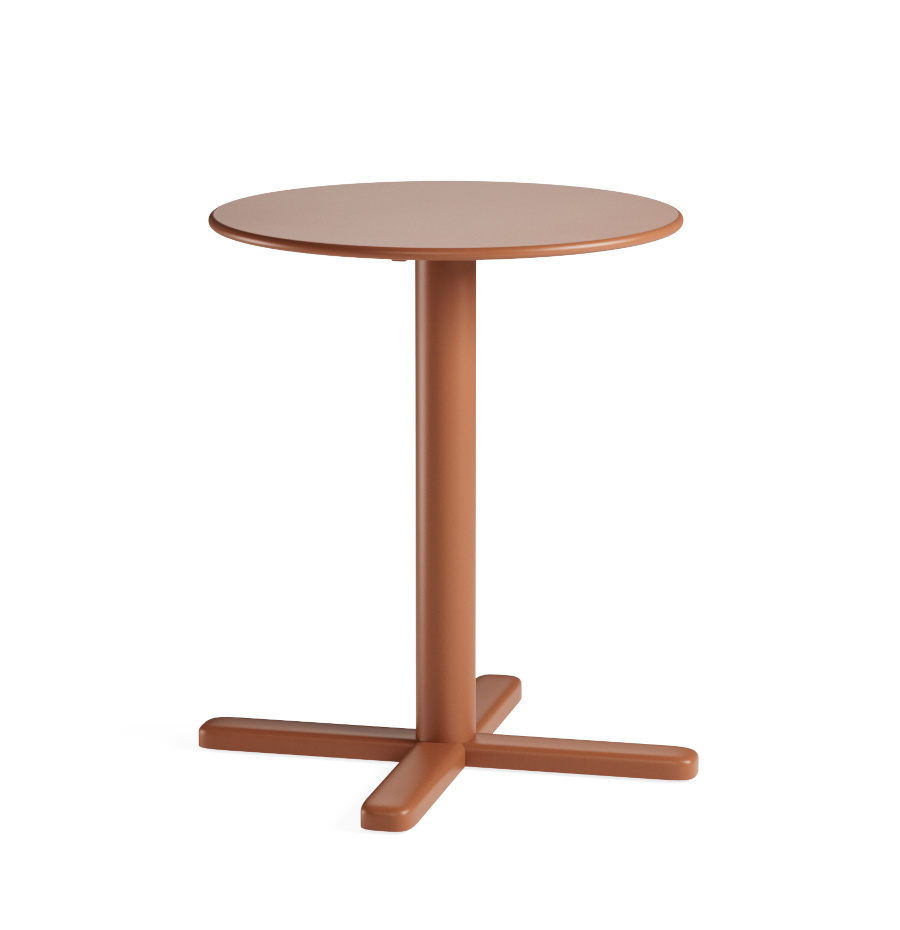 Darwin Tisch, Ø 60 cm, ahornrot