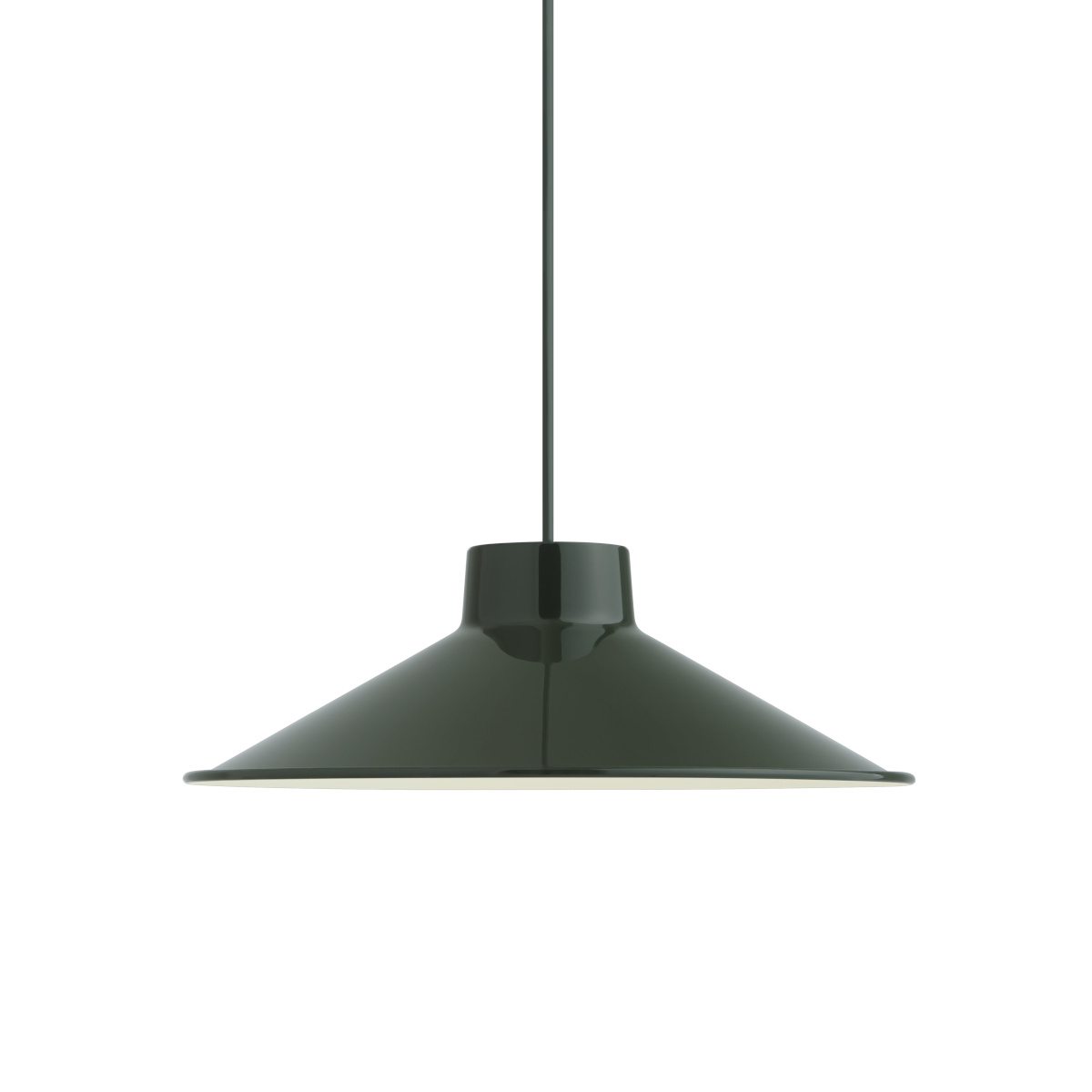 Top LED Pendelleuchte, Ø 36 cm, dunkelgrün Top LED Pendelleuchte, Ø 36 cm, dunkelgrün