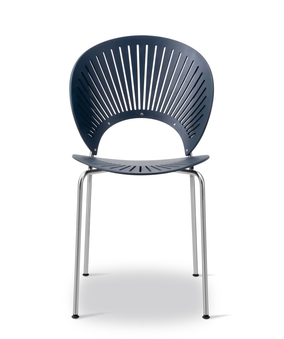 Trinidad Stuhl, chrom / buche nordic blue