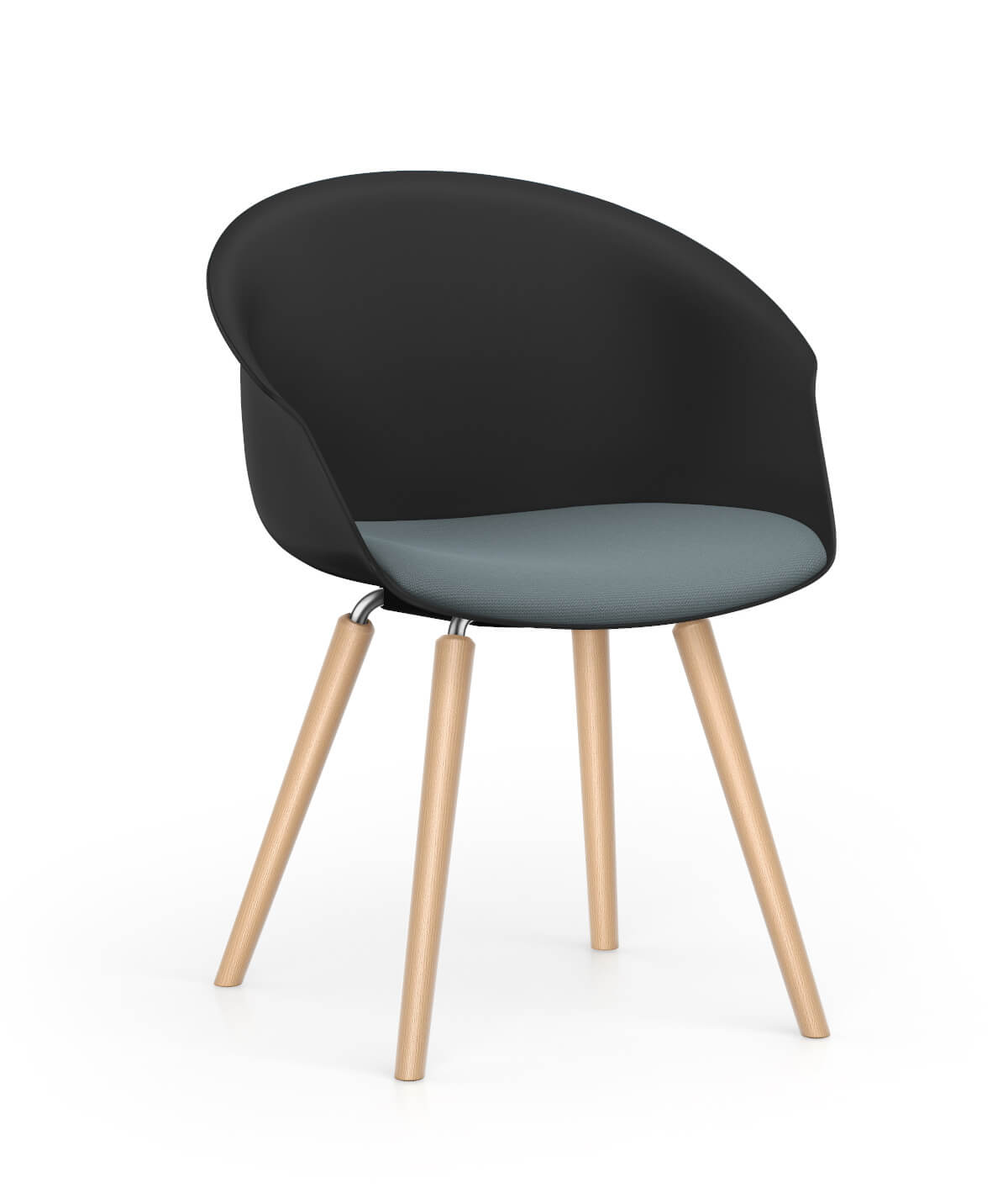 Interstuhl SHUFFLEis1 SU364 Clubsessel, ergonomisch, höhenverstellbar, modern, komfortabel, ideal für Büro und Lounge