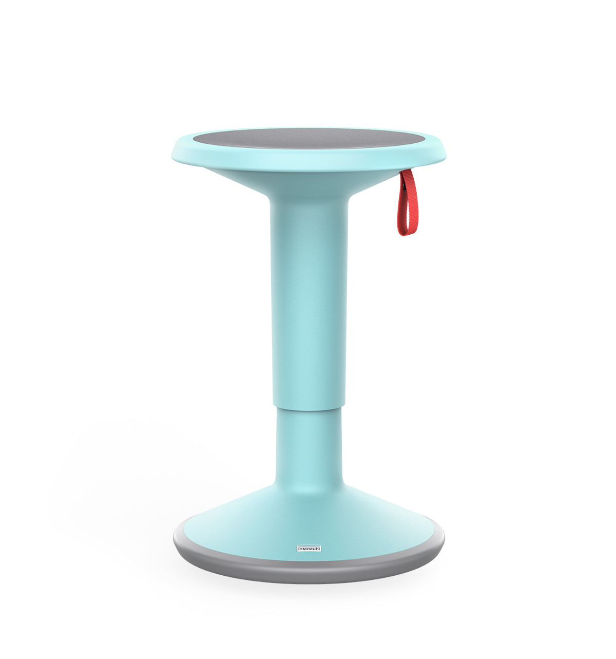 Moderner Interstuhl UP Hocker mit farbigem Design, minimalistischer Look, funktional für Büro oder Zuhause