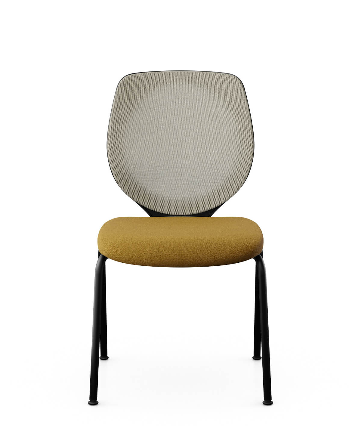 Giroflex 353-3004 Besucherstuhl mit Netzrücken, ergonomisch, stapelbar, Konferenz- und Wartezimmerstuhl