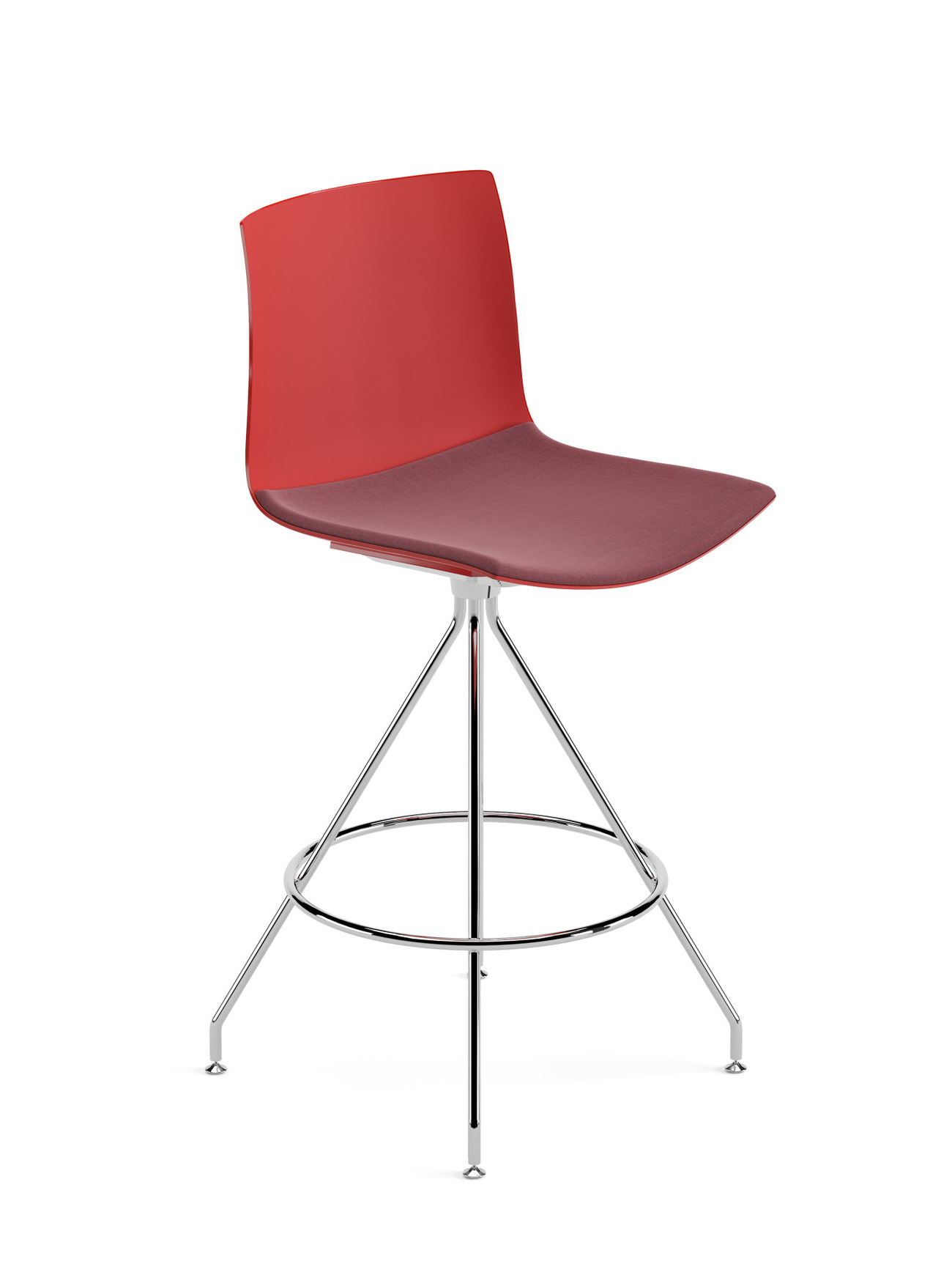 Catifa 46 Barhocker, höhe 65 cm, kunststoff, polstersitz #0306