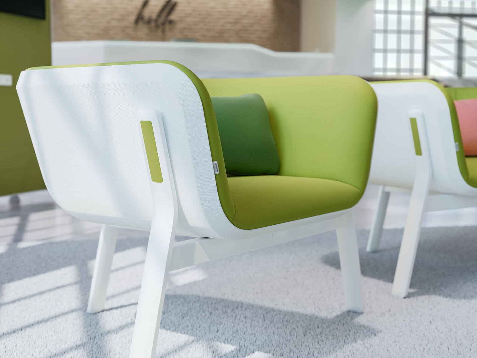 Interstuhl HU130 HUB Design-Sessel, ergonomisch gepolstert, vielseitig einsetzbar für Büro, Lounge oder Empfangsbereich