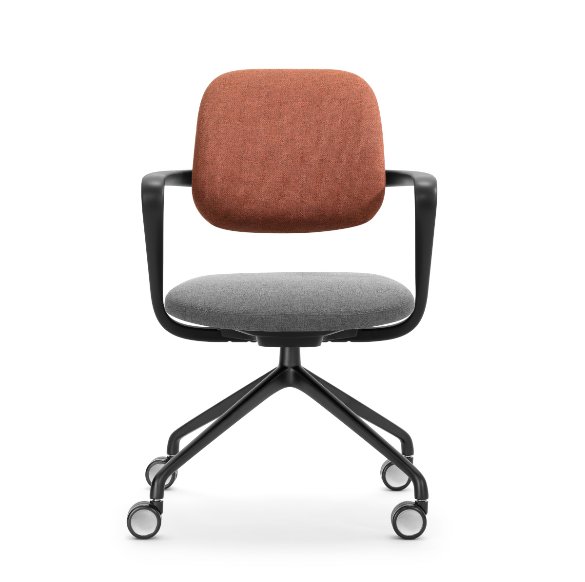 Ategra Drehstuhl 4-Sternfuss mit Rollen