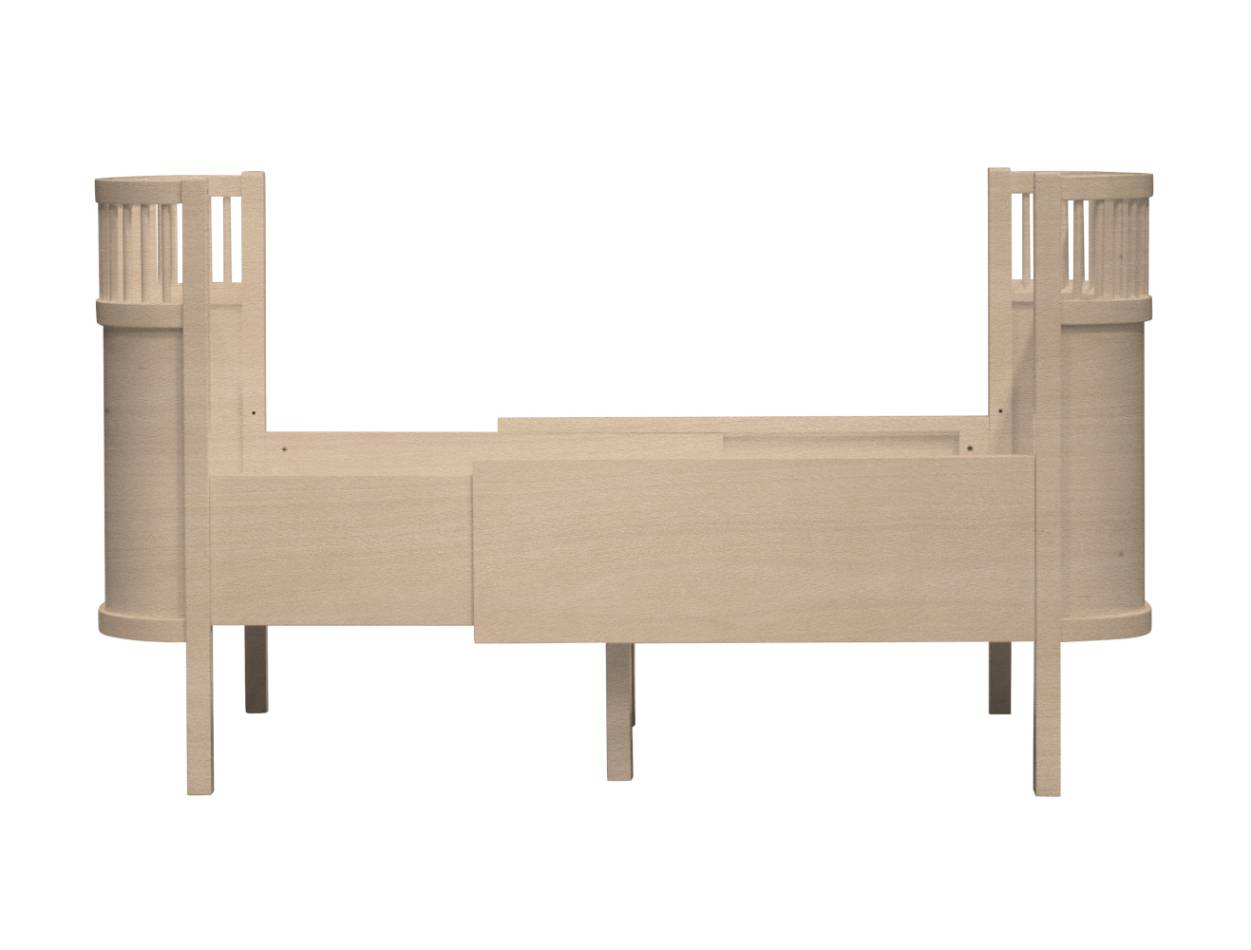 Das Sebra Bett Baby & Junior, weiß Sebra Das Sebra Bett Baby Junior Buchenholz 2001314 Design Möbel