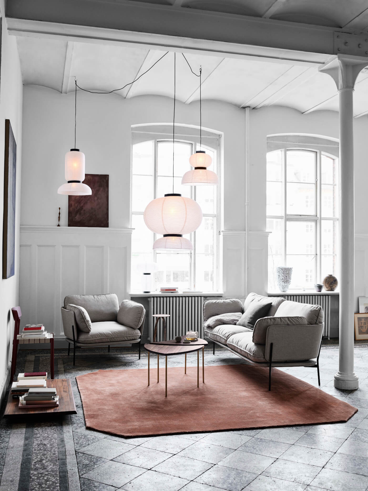 &Tradition Cloud LN1 Sessel, ergonomisch und stilvoll, perfekt im Wohnbereich oder in modernen Interieurs