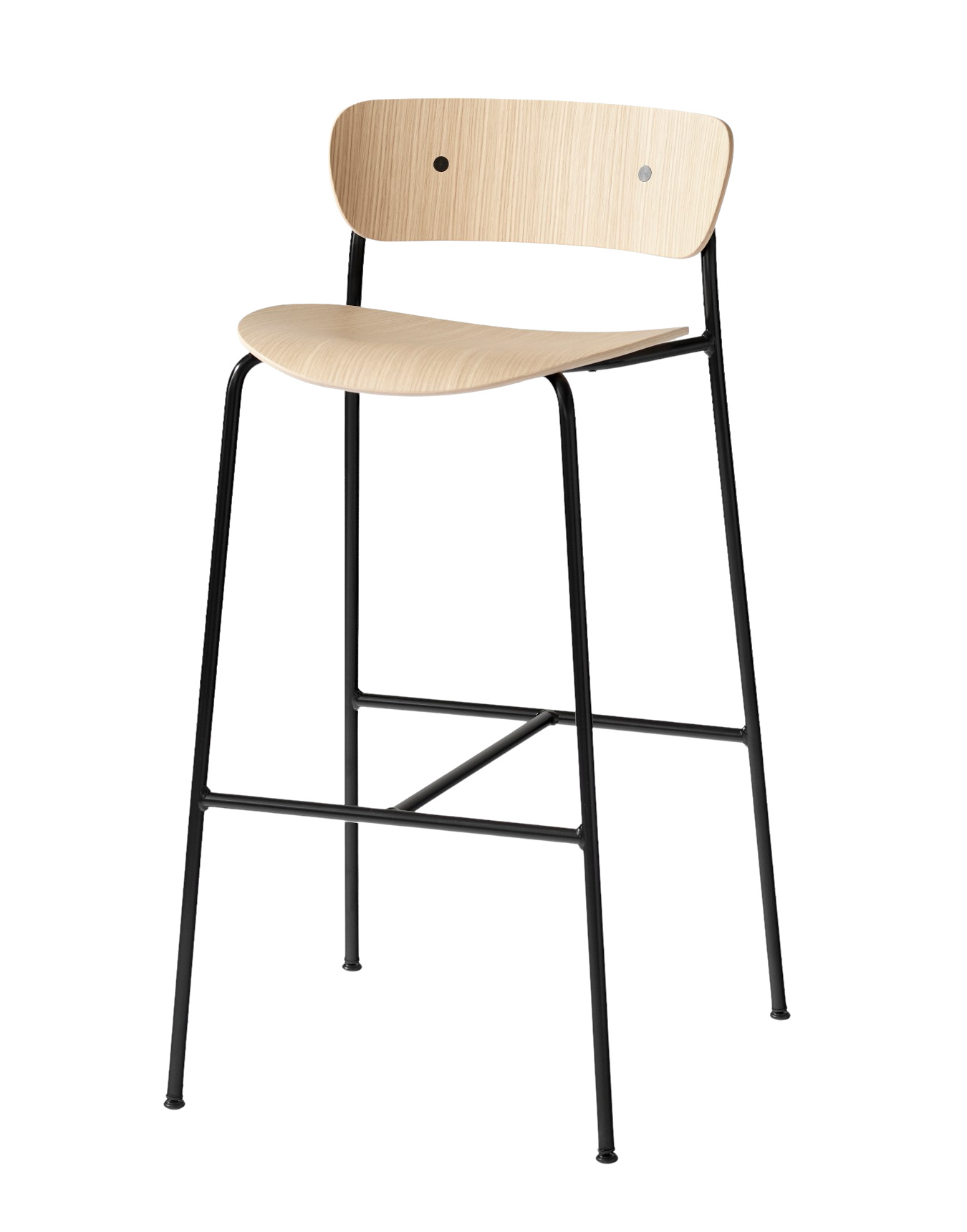 Pavilion AV7 Barhocker, höhe 65 cm, eiche lackiert Pavilion AV7 Barhocker, höhe 65 cm, eiche lackiert