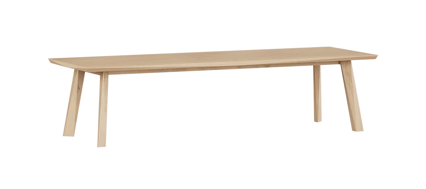 Edge Esstisch, 300 x 100 cm, eiche natur