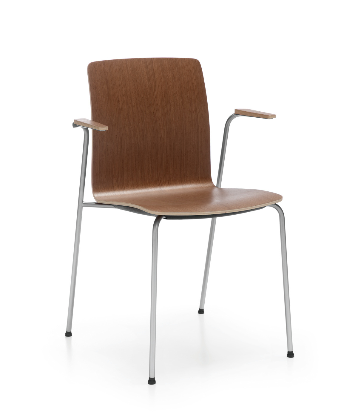 Com K12H Stuhl, 4-Fuß, Schichtholzschale