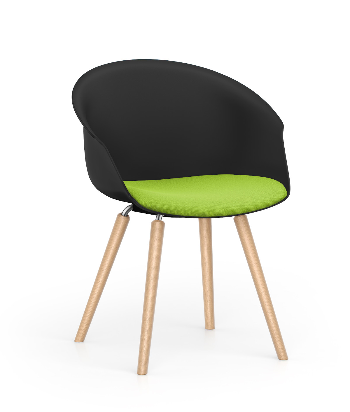 Interstuhl SHUFFLEis1 SU362 Clubsessel in Lederoptik, ergonomisch, drehbar, modern, hochwertiger Komfort