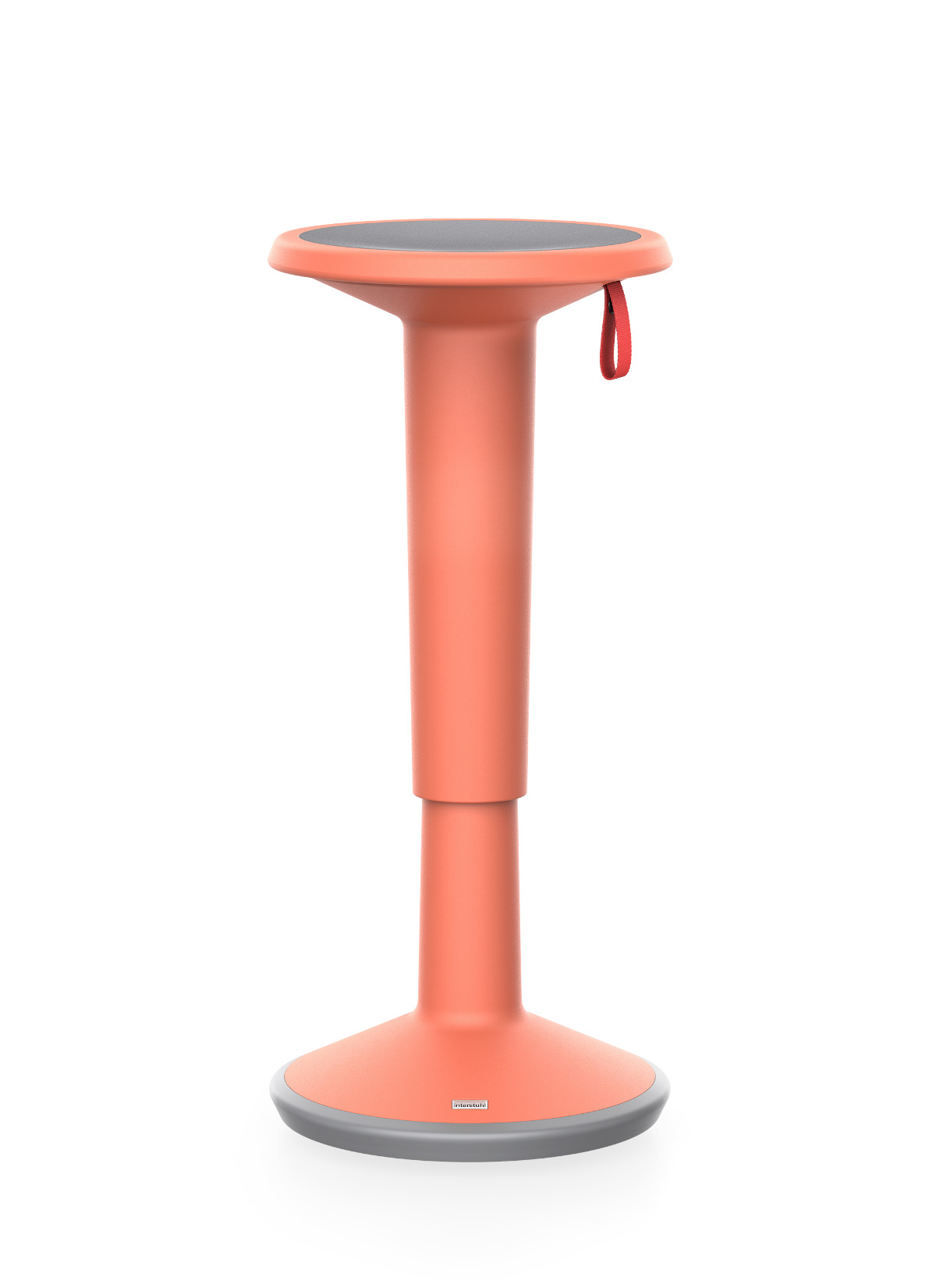 Nachhaltiger Stehhocker von Interstuhl aus recyclebaren Materialien, ergonomisch, funktional und langlebig