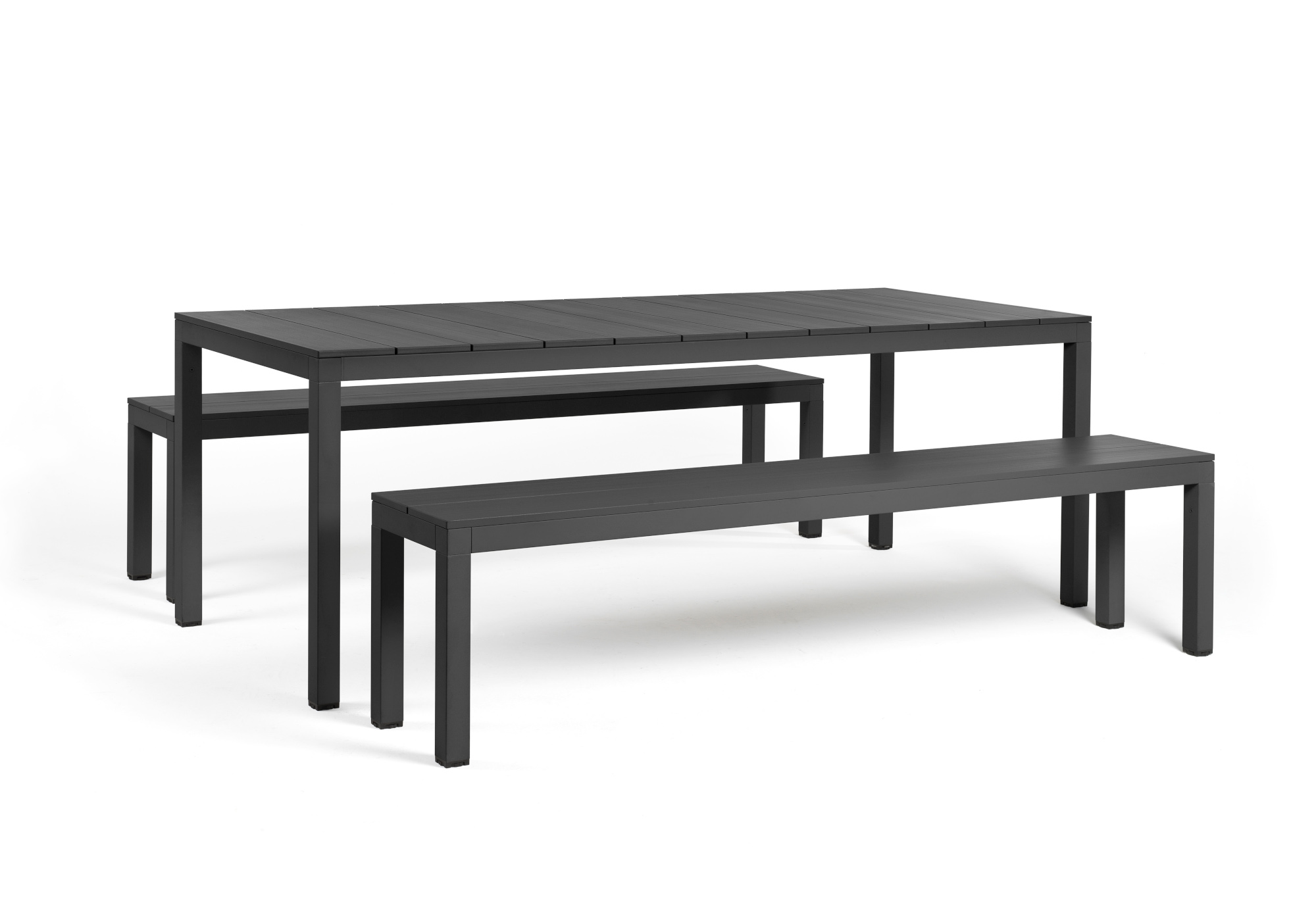 Nardi Rio Alu Set anthrazit – modernes Outdoor-Set aus Italien Nardi Rio Alu Set anthrazit, Outdoor-Möbel aus Aluminium, wetterfest, modern, langlebig, italienisches Design