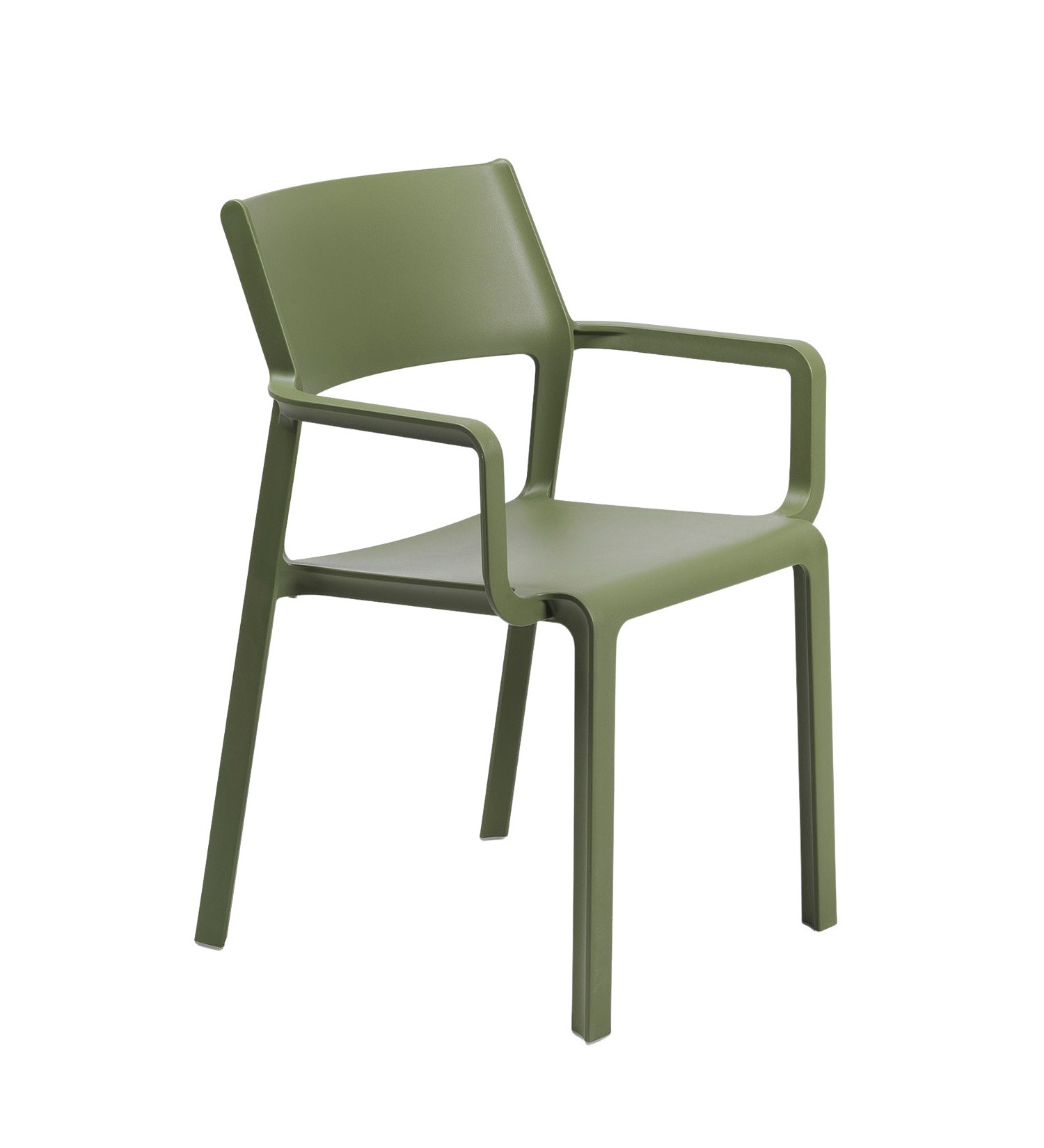 Nardi Trill Armlehnstuhl agave – leichter Outdoor-Stuhl aus Italien Nardi Trill Armlehnstuhl agave, Outdoor-Stuhl aus Polypropylen, leicht, wetterfest, stapelbar, italienisches Design