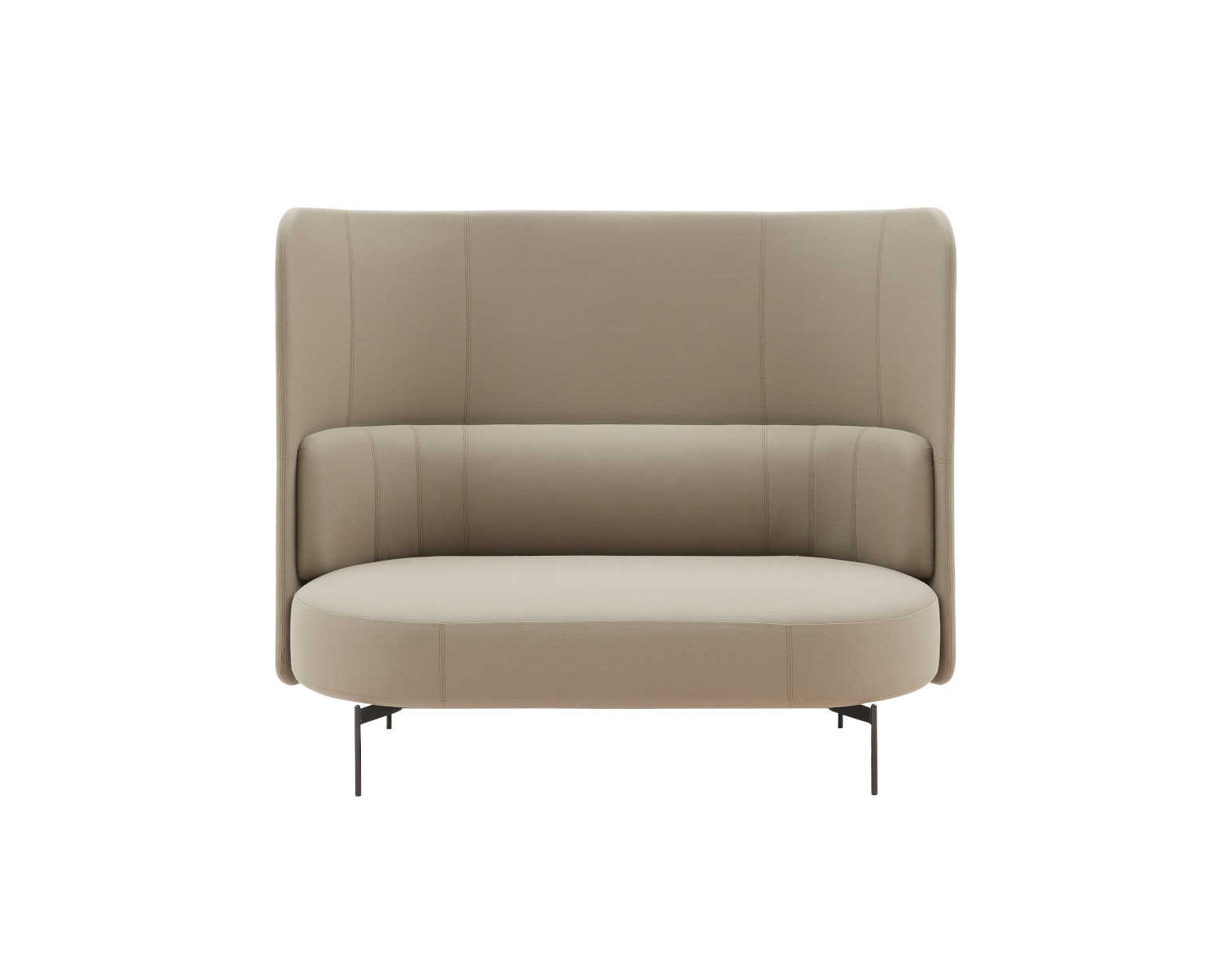 Joe Sofa hoch von Softline, gepolstert, hohe Rückenlehne für beste Sitzunterstützung, vielseitig für Wohnzimmer und Wartebereiche