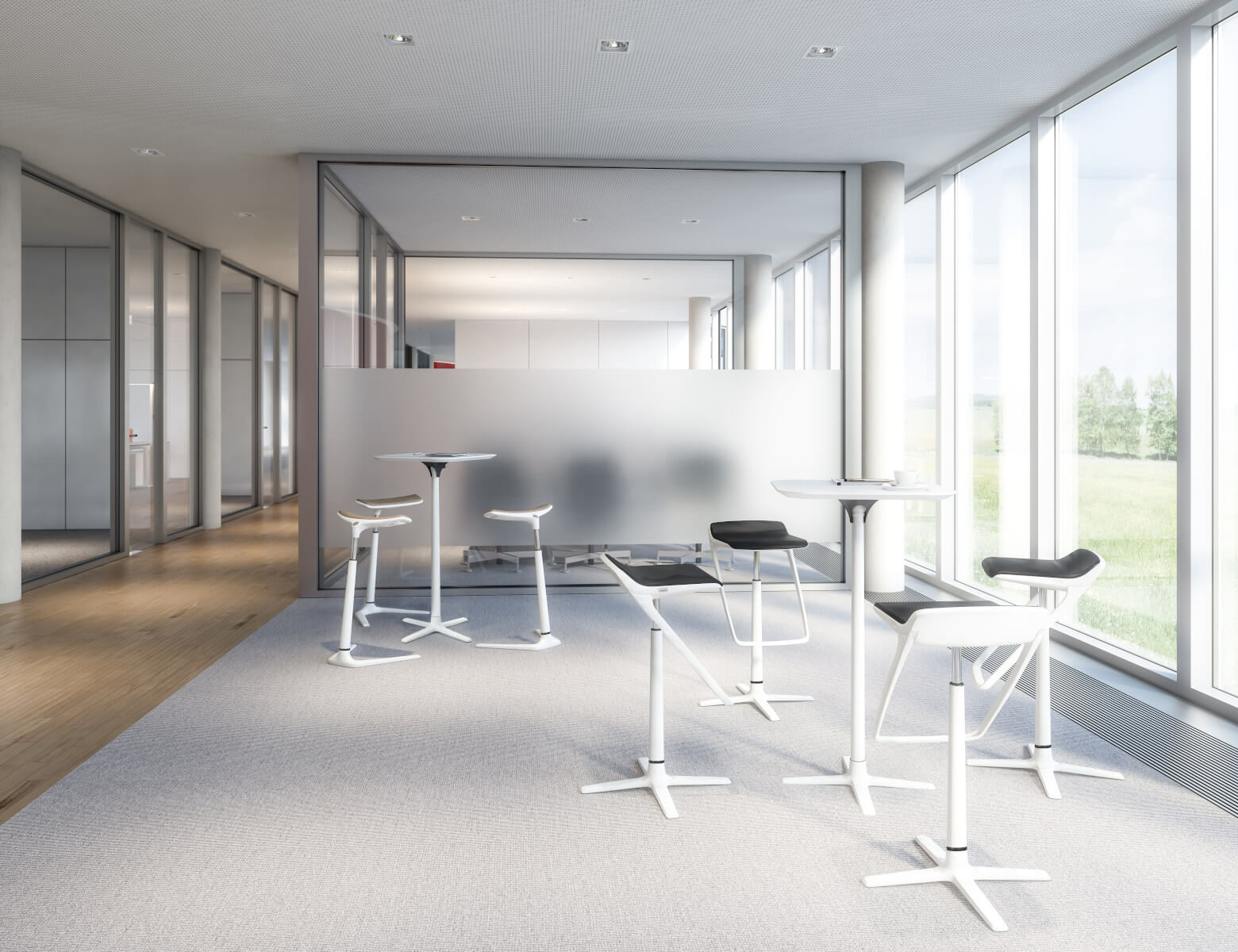 Interstuhl Stehtisch KINETICis5 736K, langlebig, funktional, stilvolles Büro-Design