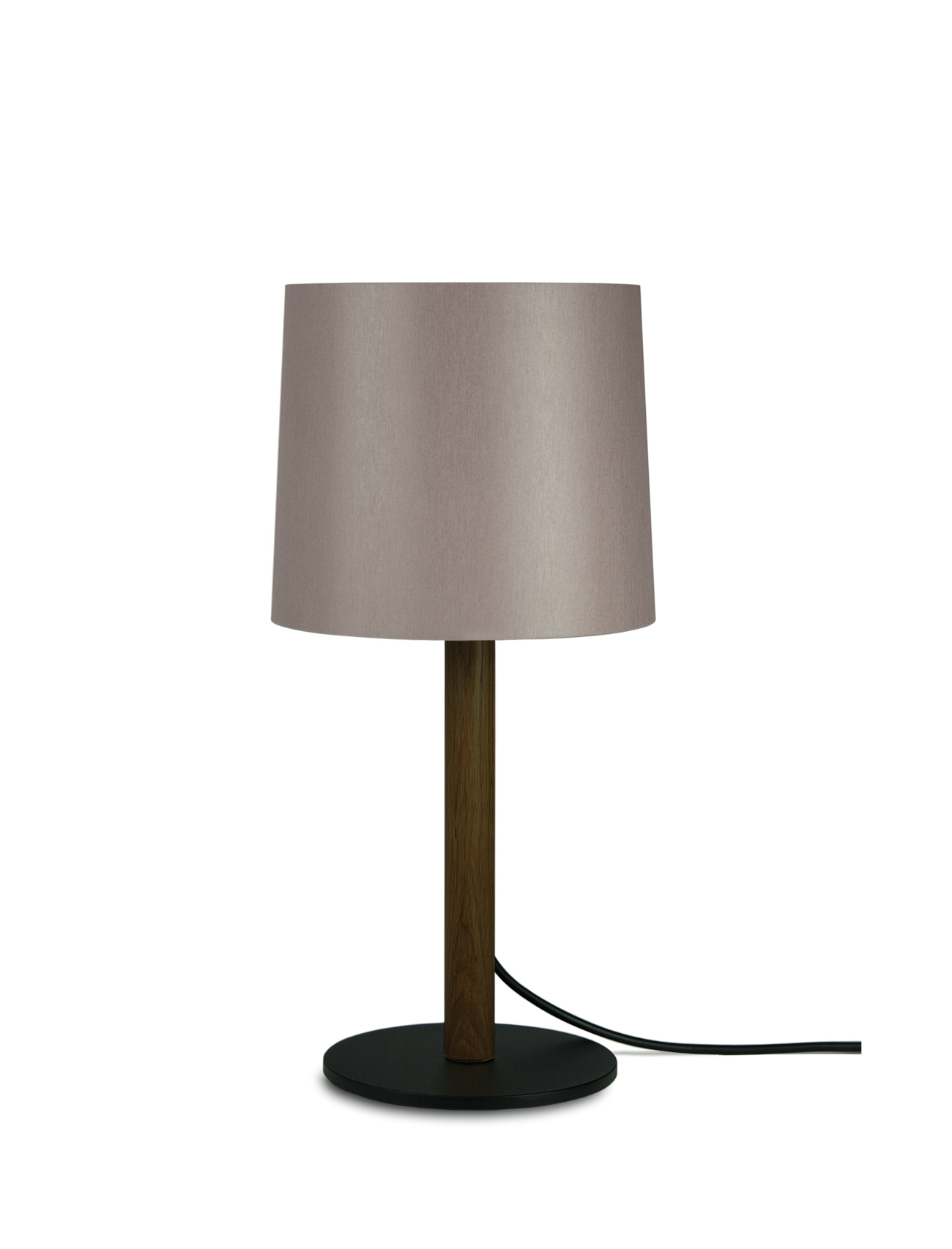 Miyu Little Tischleuchte, eiche geräuchert / bronzegrau